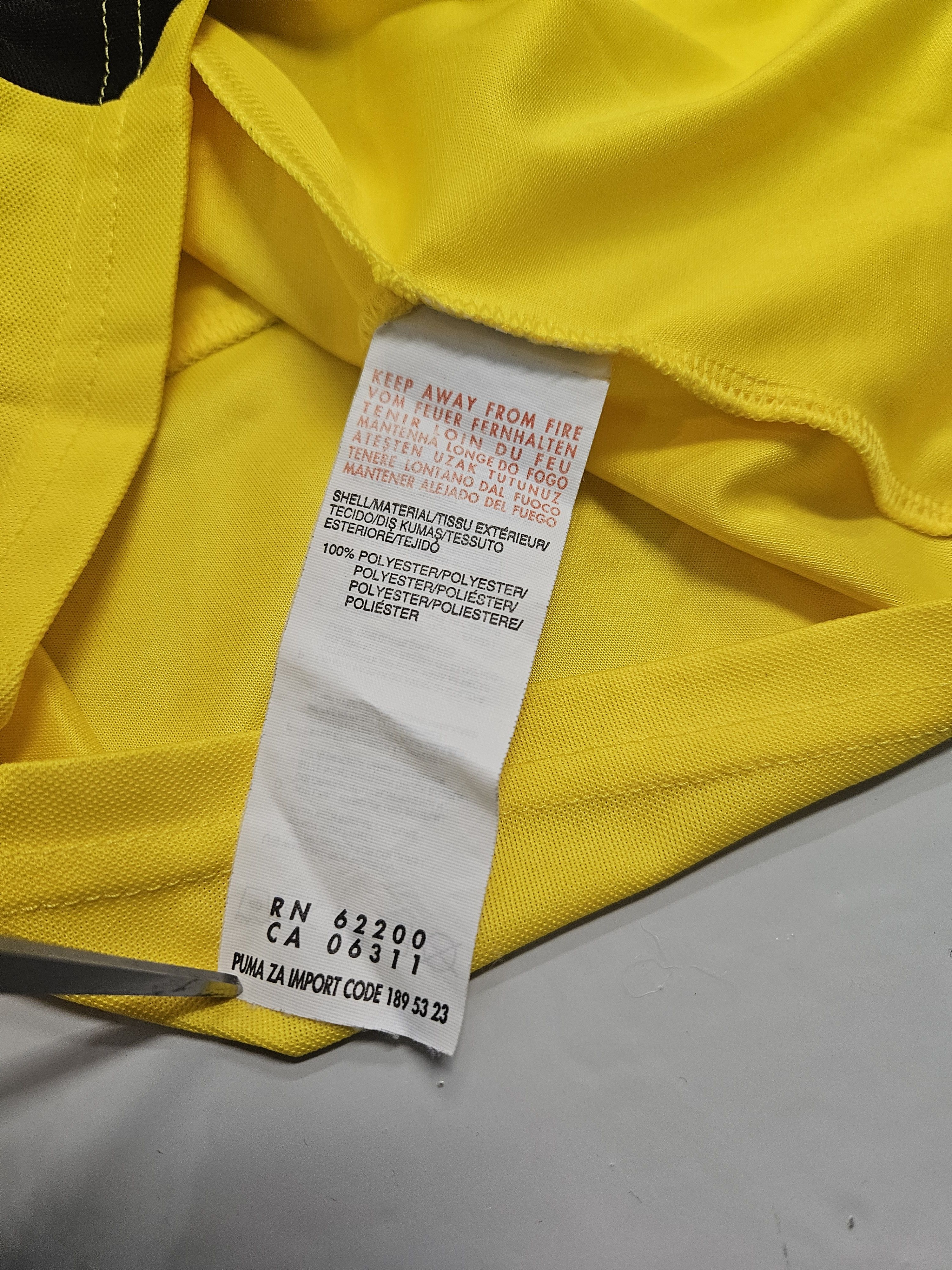 Puma Borussia Dortmund 2014 jersey longsleeve #7 Shinji Kagawa Size US M / EU 48-50 / 2 - 19 Thumbnail