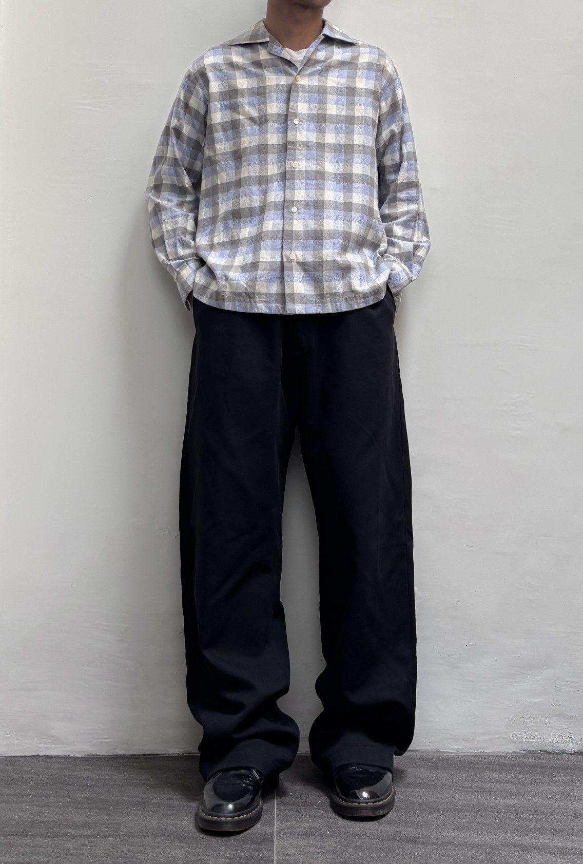Issey Miyake Plaid Camp Collar Shirts Size US M / EU 48-50 / 2 - 1 Thumbnail