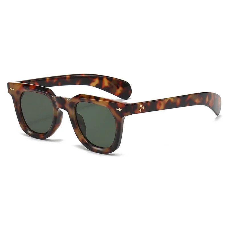 Vintage Leopard Square Sunglasses Size ONE SIZE - 3 Thumbnail