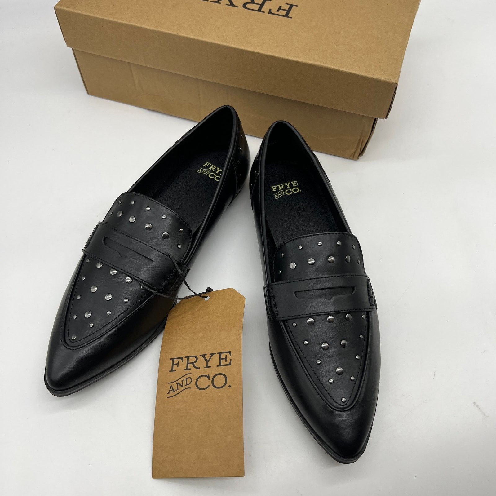 Other Frye and Co. Womens Elara Closed Toe Loafers Black Size 8M Size US 8 / IT 38 - 1 Thumbnail