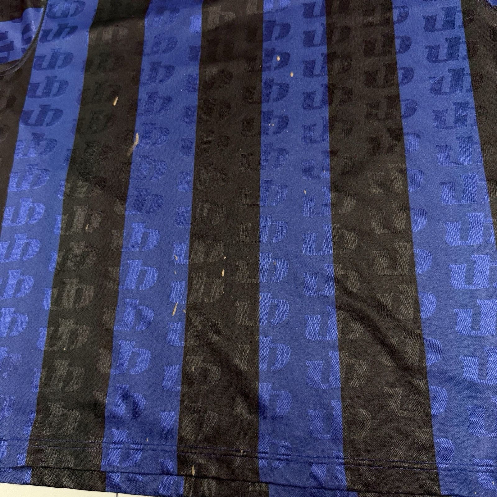 UNIONBAY × Vintage Vintage Union Bay Soccer Jersey Mens XL Blue/Black Short Sle Size US XL / EU 56 / 4 - 7 Thumbnail