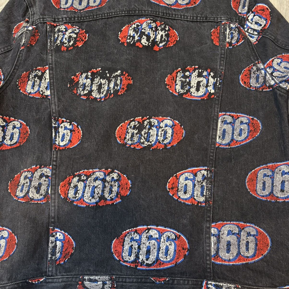 Supreme Supreme 666 Denim Trucker Jacket Size US L / EU 52-54 / 3 - 4 Thumbnail