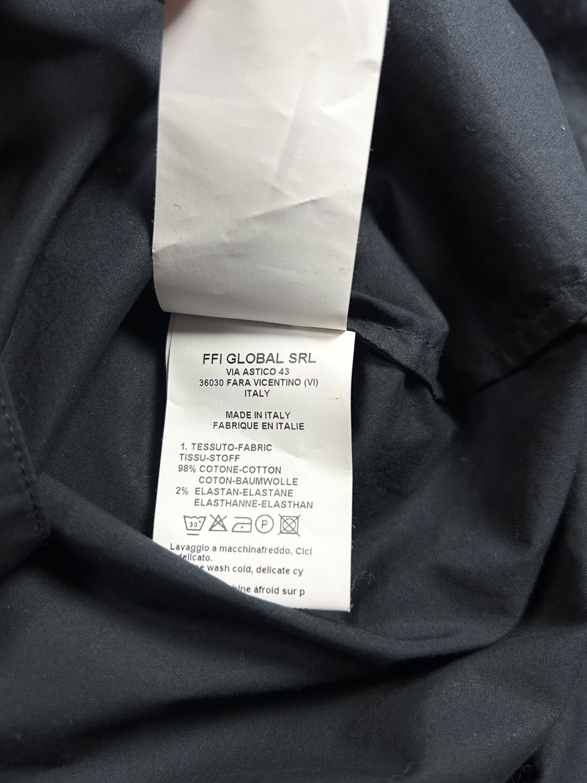 Marithe + Francois Girbaud Marithe Francois Girbaud black long sleeve shirt button up Size M / US 6-8 / IT 42-44 - 7 Thumbnail