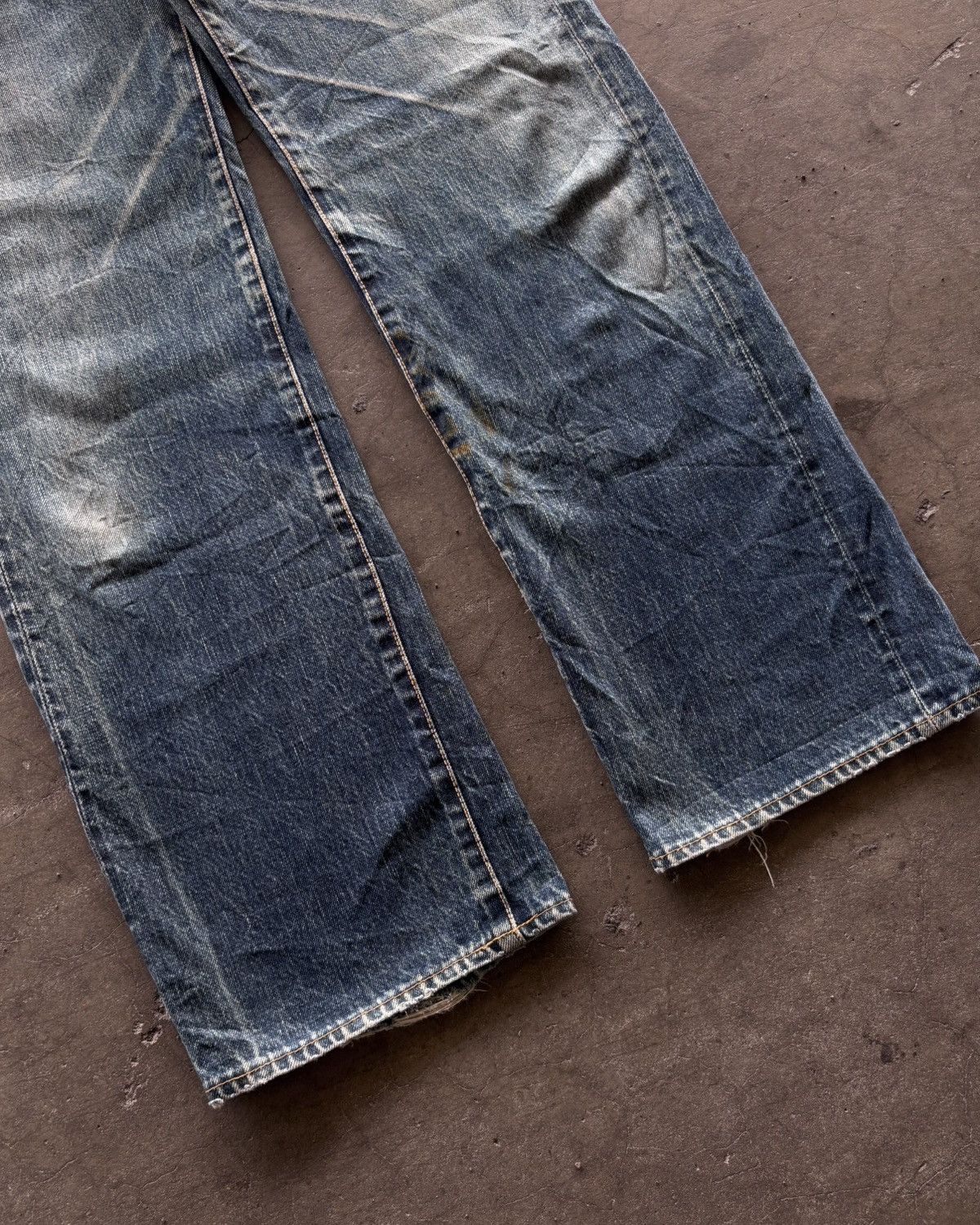 45rpm R by 45rpm Selvedge Washed Denim Jeans Size US 29 - 2 Thumbnail