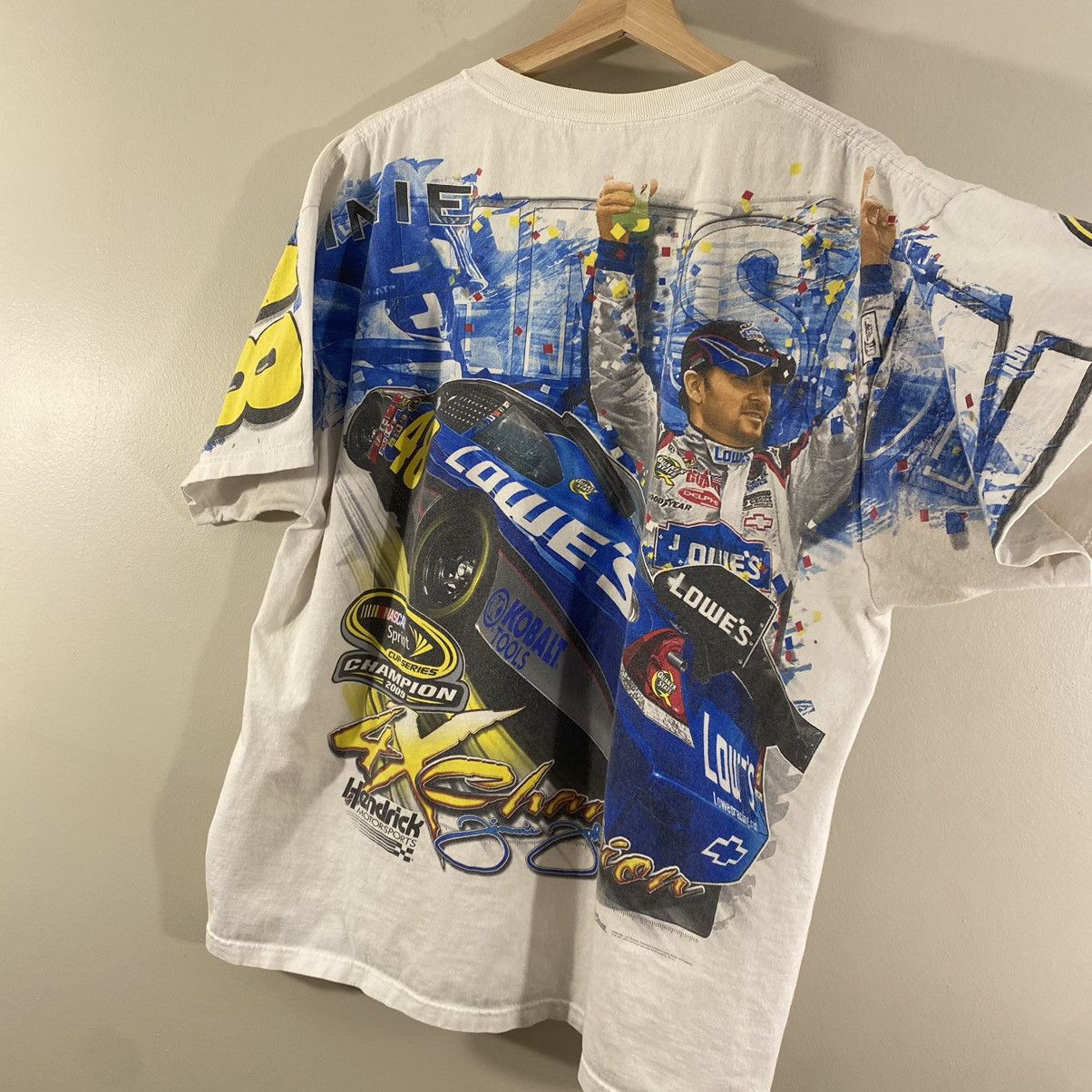 Chase Authentics × NASCAR × Vintage Vintage Nascar All Over Print Tee Shirt XL Size US XL / EU 56 / 4 - 3 Thumbnail