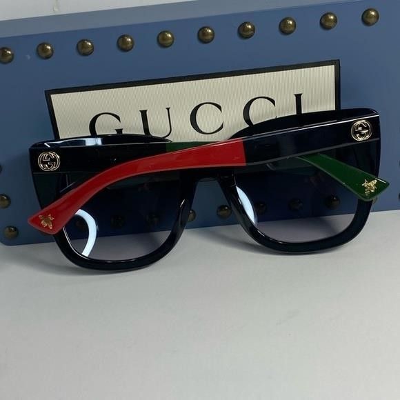 Gucci GUCCI GG0163S 003 Cateye Sunglass Size ONE SIZE - 14 Thumbnail
