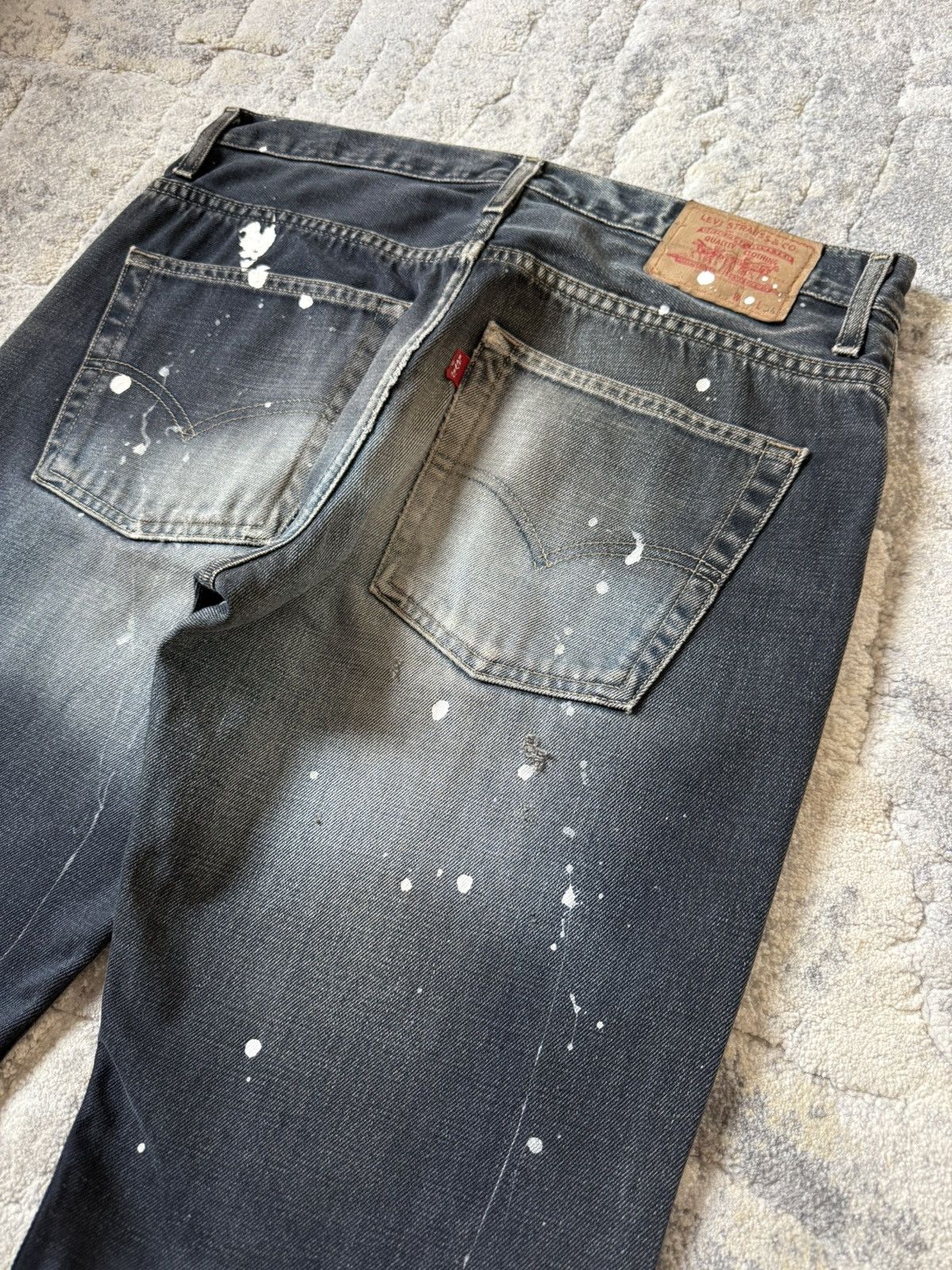 Levi's Rare Levis 517 Distressed Boro Shadow Fade Flared Jeans Size US 34 / EU 50 - 13 Thumbnail