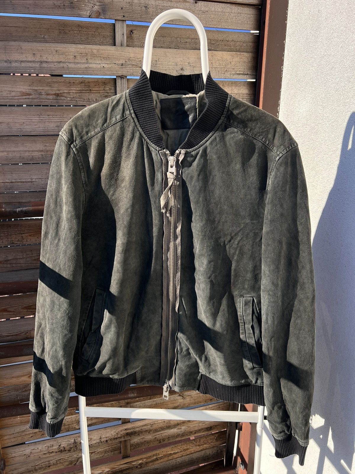 Allsaints Allsaints Touvier Goat Leather Bomber Size US M / EU 48-50 / 2 - 1 Thumbnail