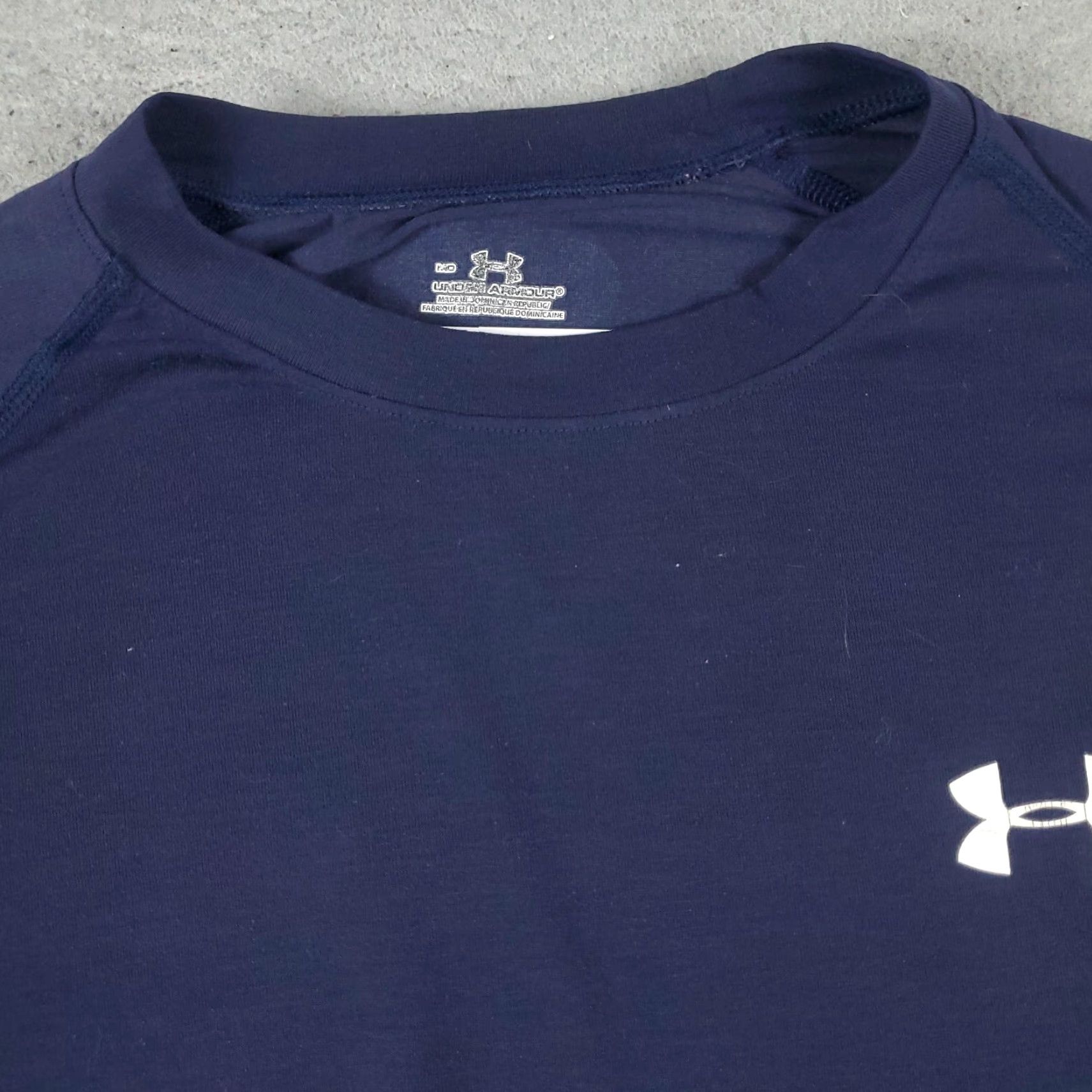 Under Armour Under Armour T Shirt Mens Medium Blue Active Wear Short Sleeve Shirt Crew Neck Pullover Logo Regular Mens Sports All Seasons Breathable Blue Size US M / EU 48-50 / 2 - 3 Thumbnail