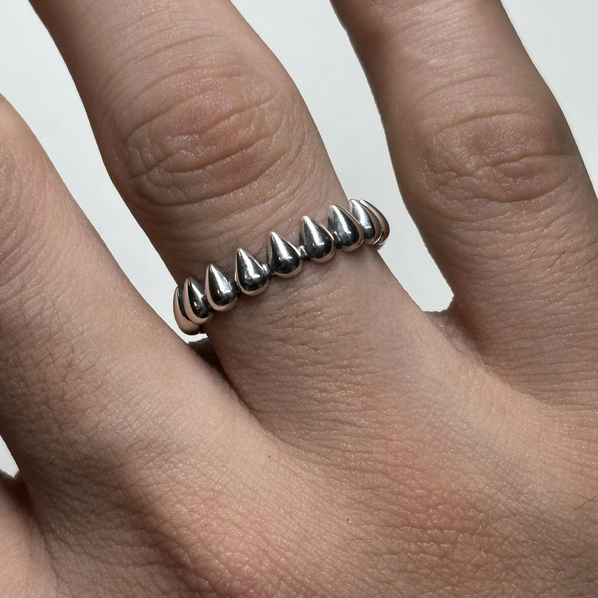Sterling Silver Sterling Silver Fang Ring Size ONE SIZE - 1 Thumbnail