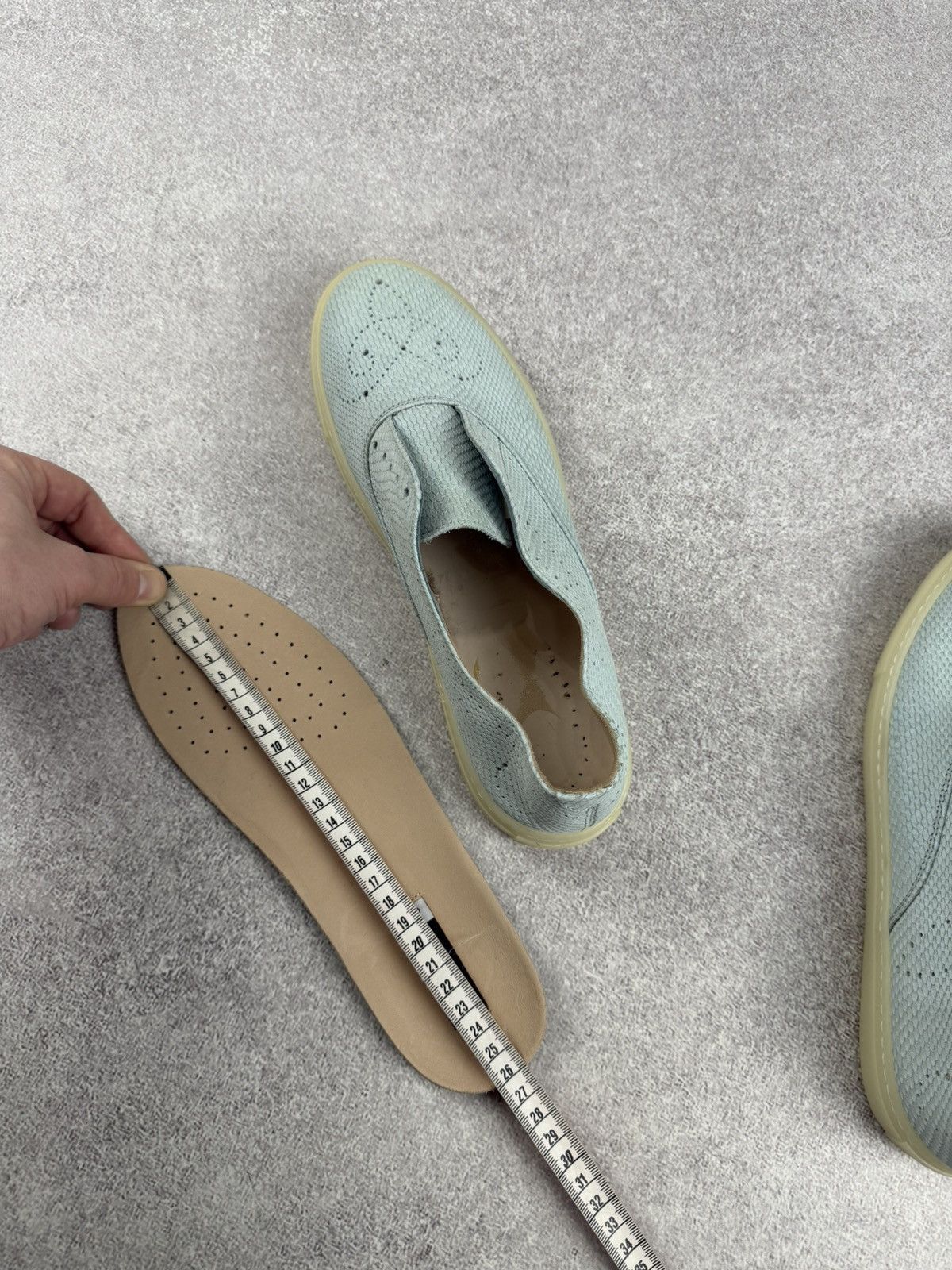 Fratelli Rossetti Frattelli Rossetti One Women’s Light Blue Leather Slip On Size US 9 / IT 39 - 11 Thumbnail