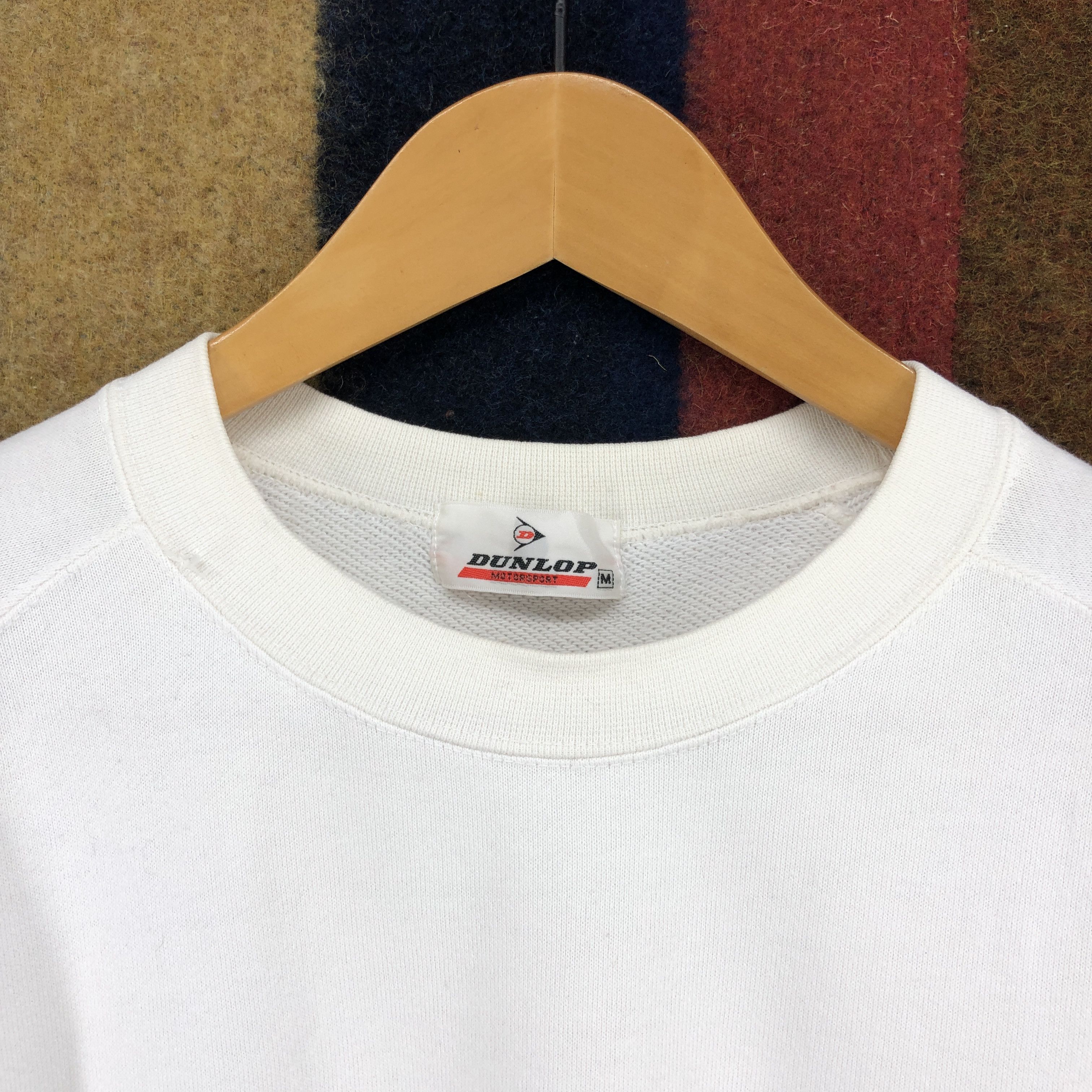 Dunlop 90s Vintage DUNLOP MOTORSPORT Sweatshirt #0301/N Size US S / EU 44-46 / 1 - 6 Thumbnail
