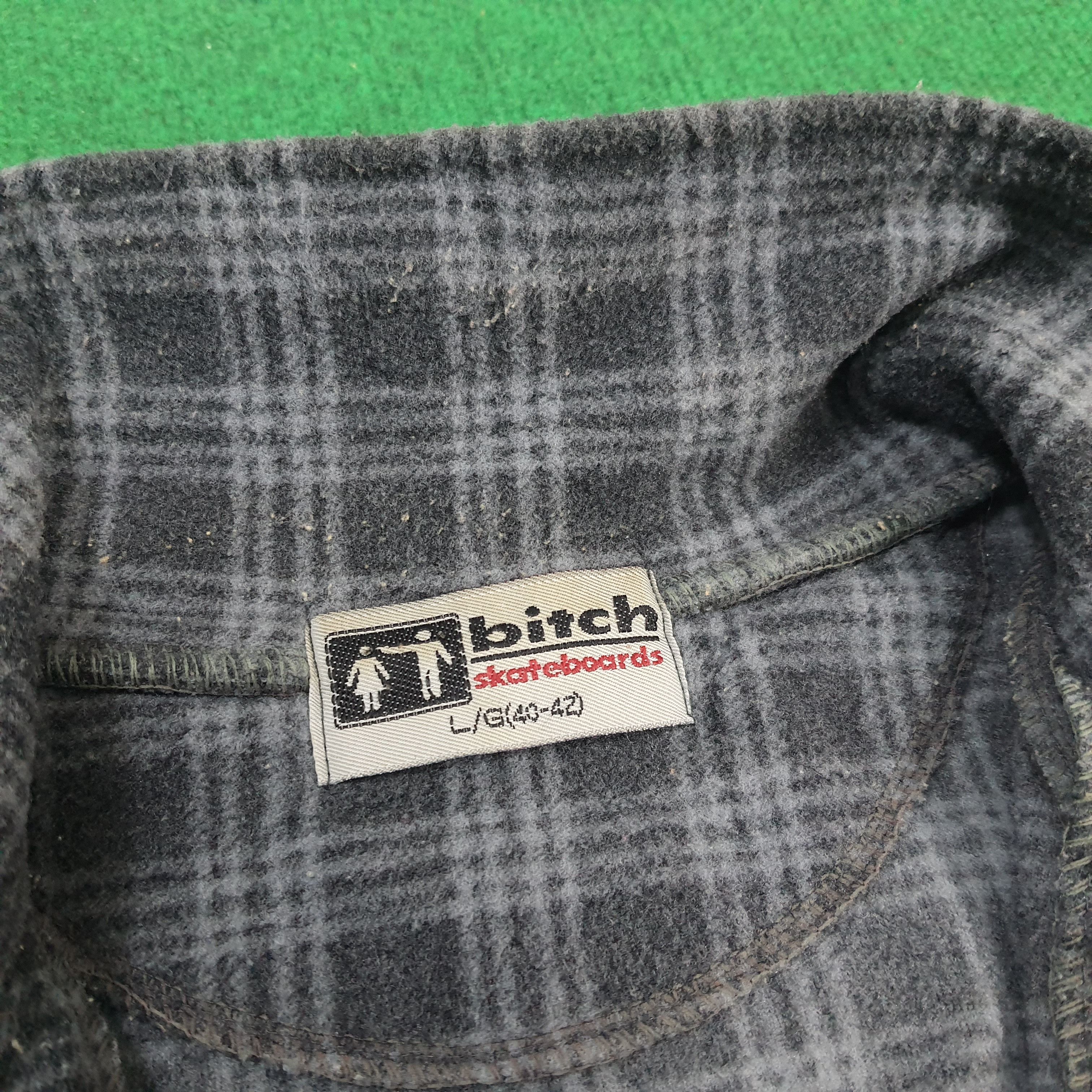 Vintage Bitch Skateboards Half Zipper Streetwear Sweatshirt