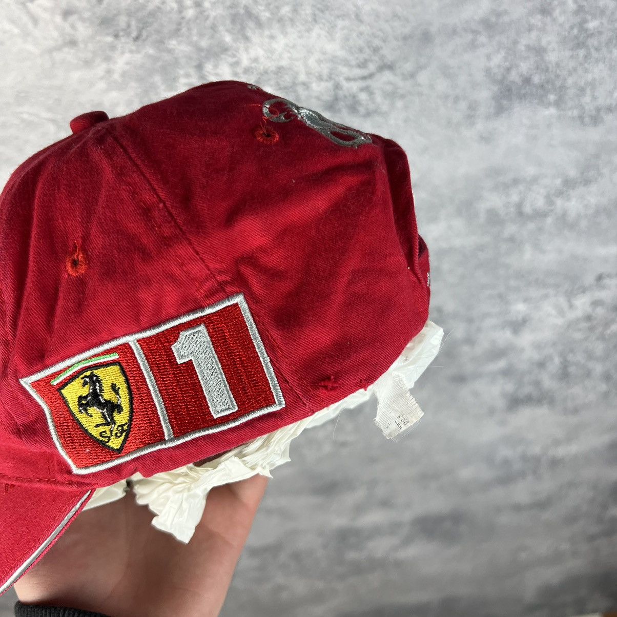 Ferrari Michael Schumacher Formula 1 Ferrari Vintage Cap Men's Size ONE SIZE - 7 Thumbnail