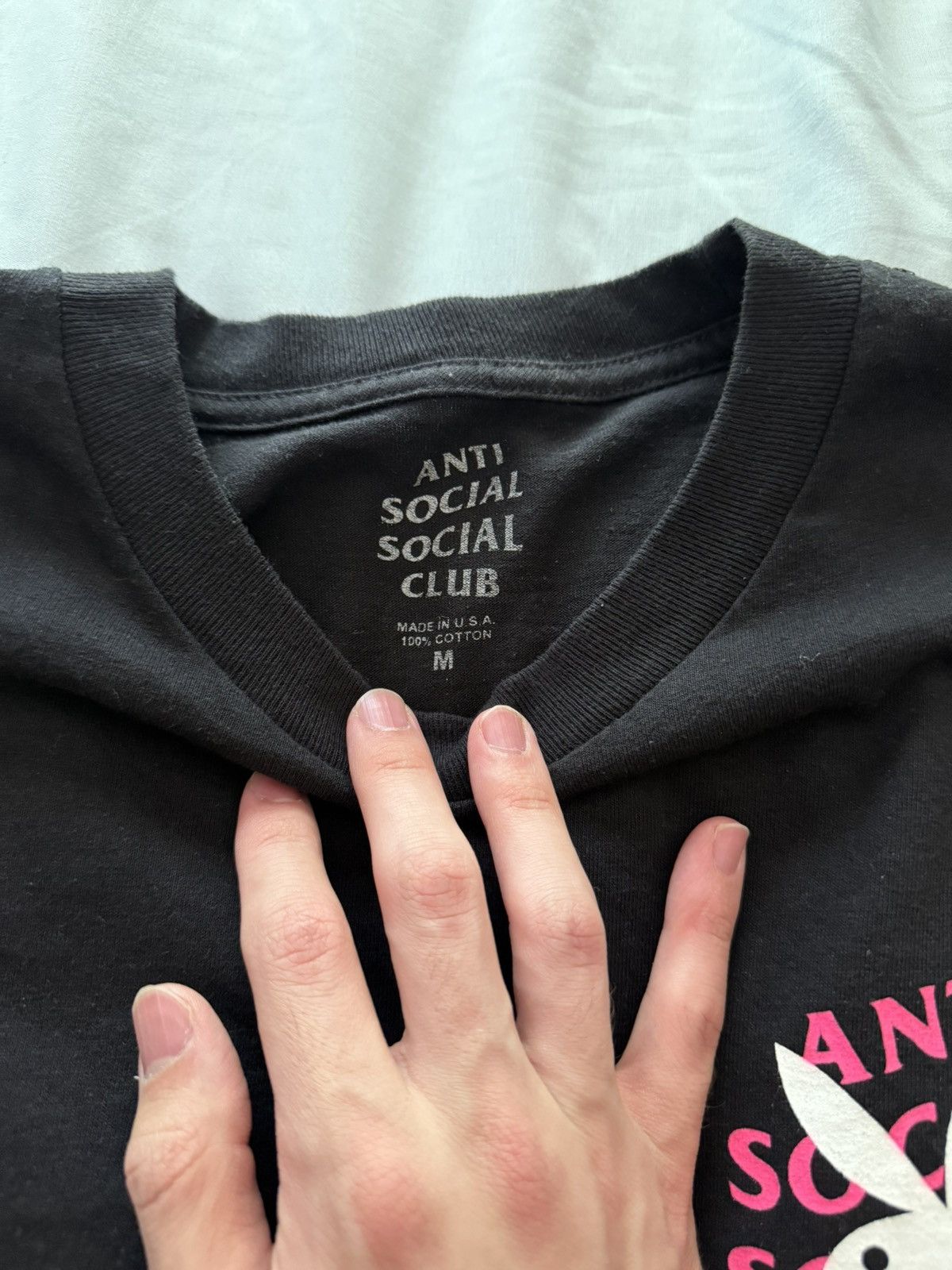 Anti Social Social Club Anti Social Social Club Playboy Bunny T shirt Size US M / EU 48-50 / 2 - 2 Thumbnail