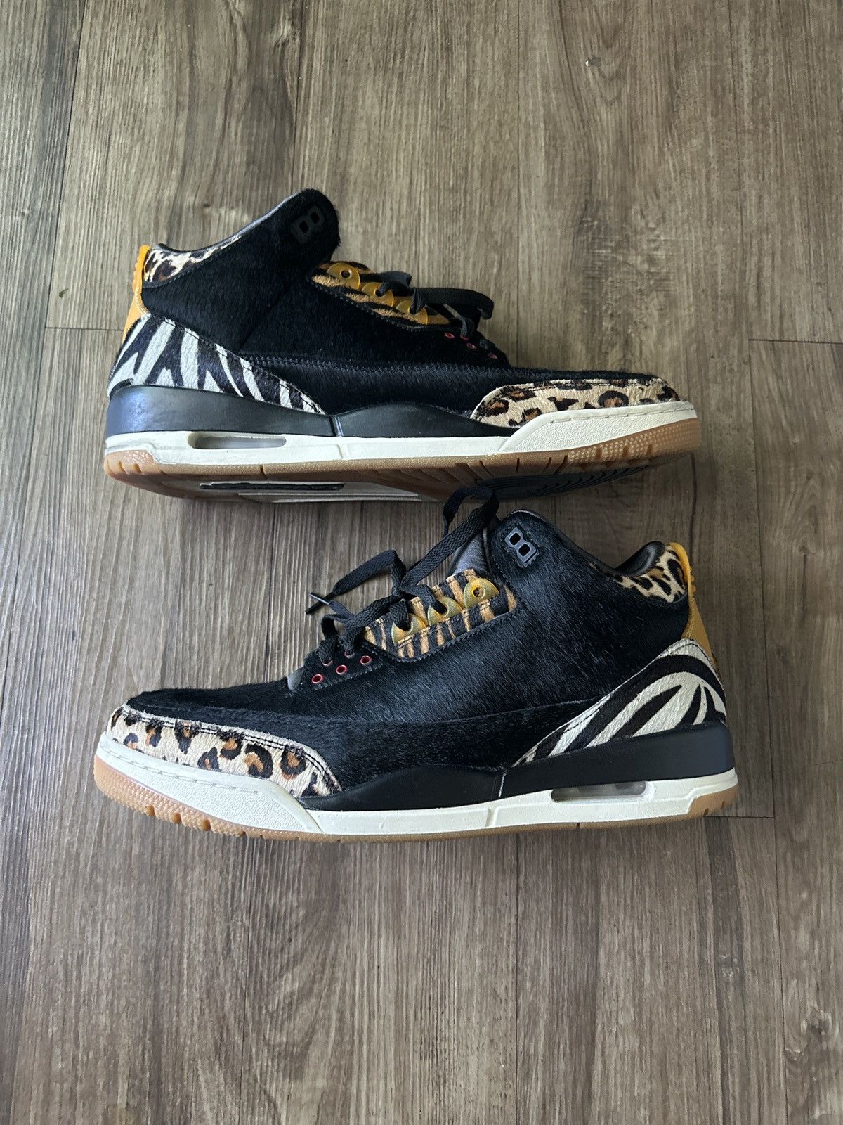 image of Air Jordan 3 Retro Se ‘Animal Instinct’ Shoes in Black, Men's (Size 14)