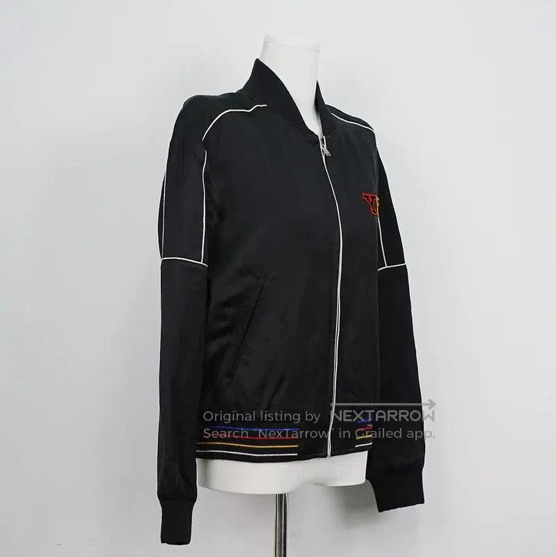 Yves Saint Laurent YSL Black Polyester Logo Jacket for Women . Size L / US 10 / IT 46 - 3 Thumbnail