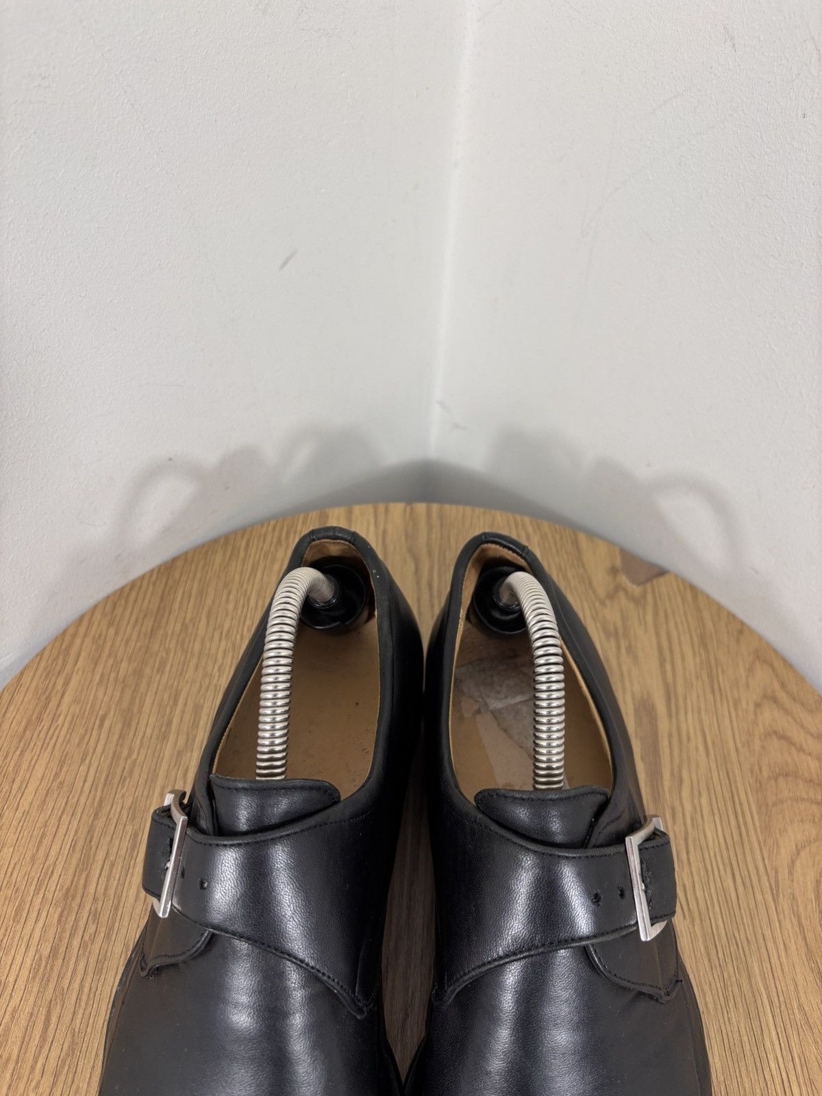Bally Bally Brenno Men’s Monk Strap Black Leather Dress Shoes Size US 8 / EU 41 - 11 Thumbnail