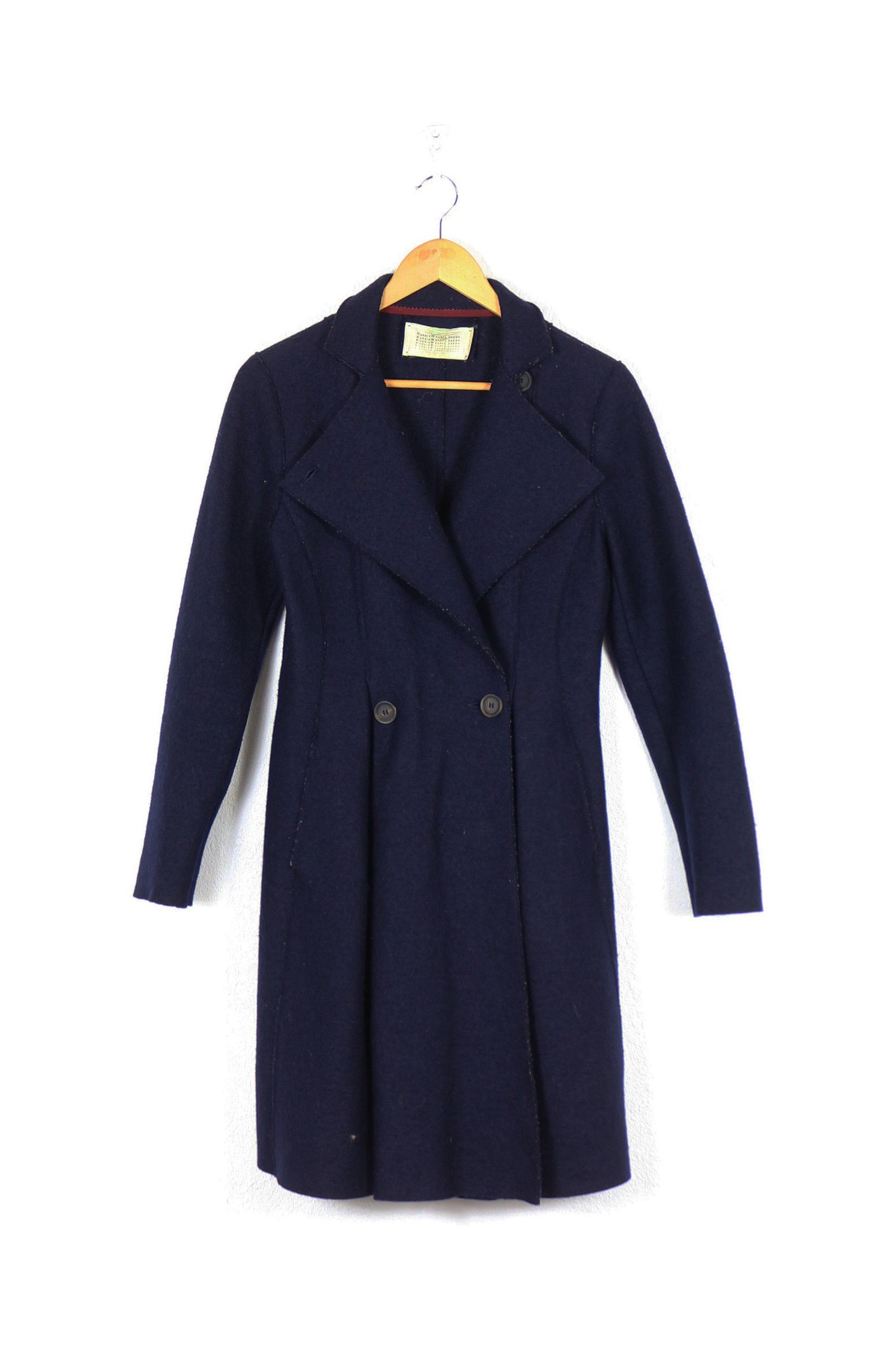 Harris Wharf London Womens Harris Warf London Wool Double Breasted Coat NZ Size S / US 4 / IT 40 - 1 Thumbnail
