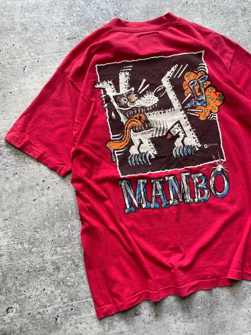 Mambo × Vintage Rare Vintage 90s Mambo Big Logo Dog Tee T-Shirt Y2K Size US L / EU 52-54 / 3 - 2 Thumbnail
