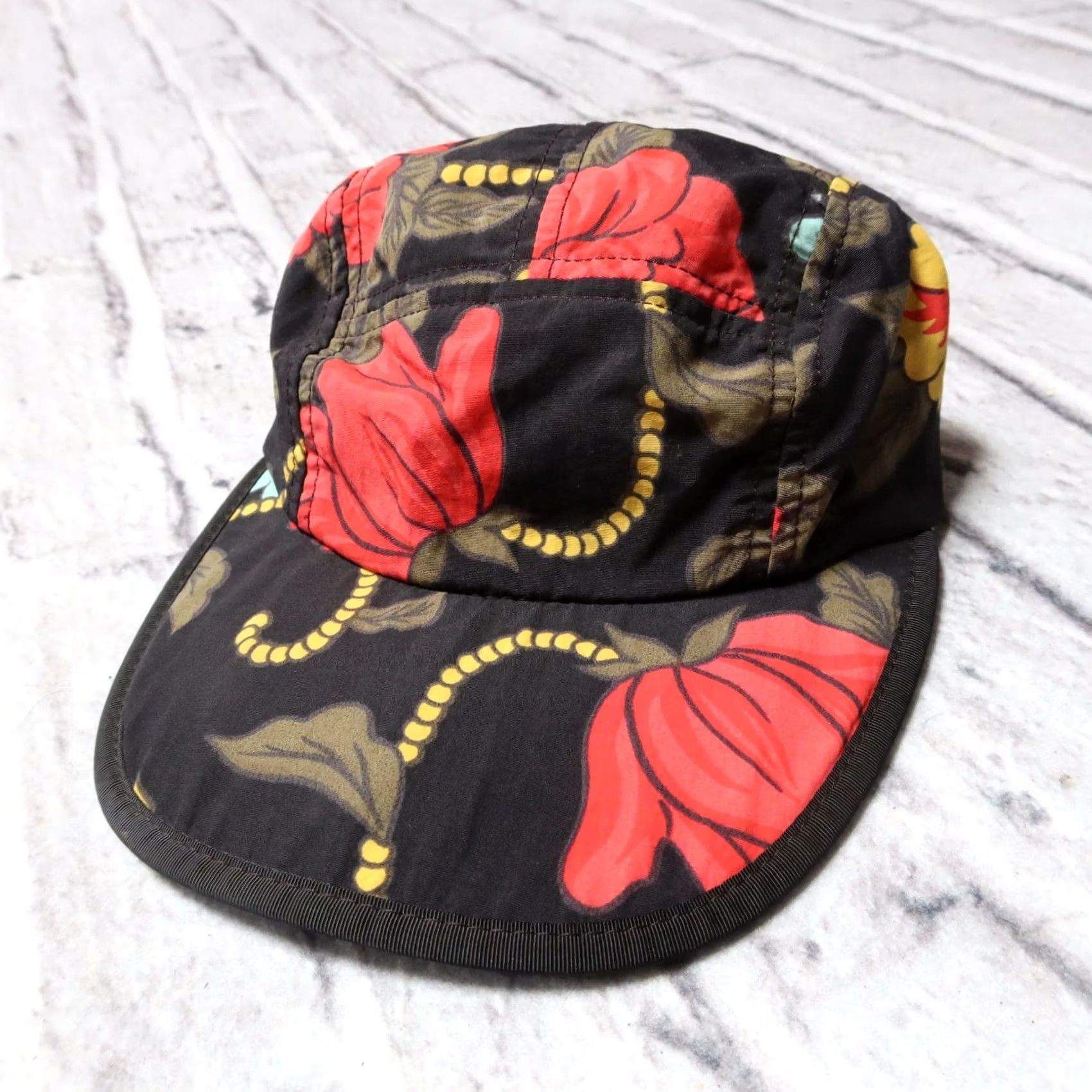 Patagonia VINTAGE Patagonia Rose Duckbill Strapback Hat Men's One Size Red Cap Size ONE SIZE - 2 Thumbnail