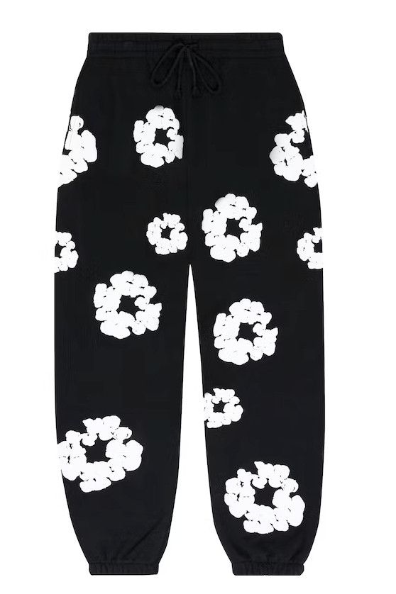 The Cotton Wreath Sweatpants Black
