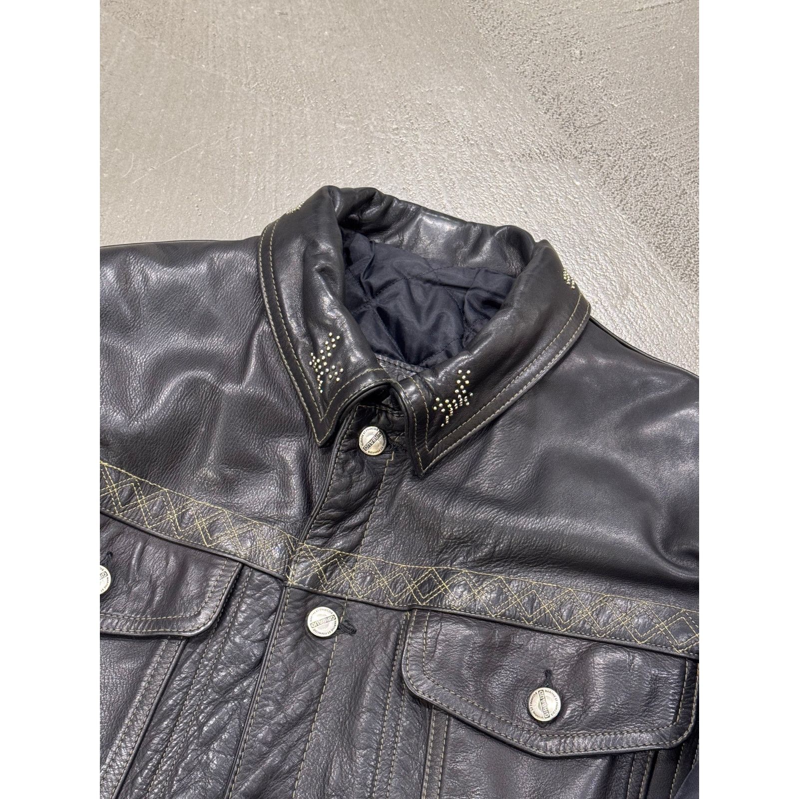 Marithe + Francois Girbaud 1980s Marithe Francois Girbaud hybrid leather jacket Size US XL / EU 56 / 4 - 5 Thumbnail