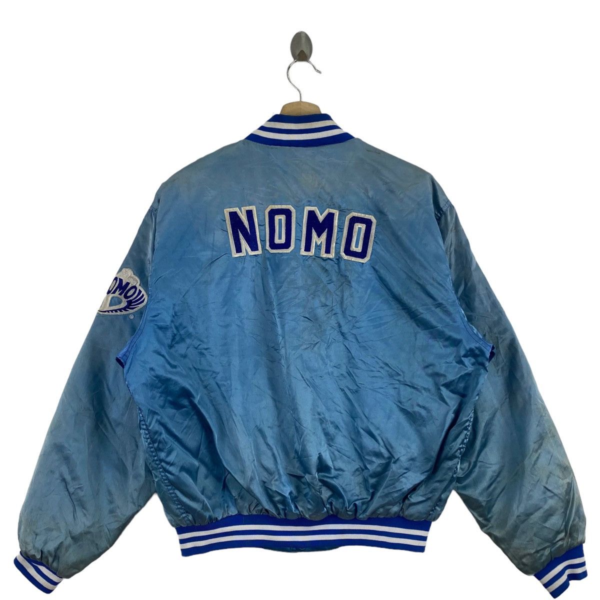 MLB HIDEO NOMO MLB Embroidered Logo Blue Baseball Coach Jacket Size US L / EU 52-54 / 3 - 2 Thumbnail