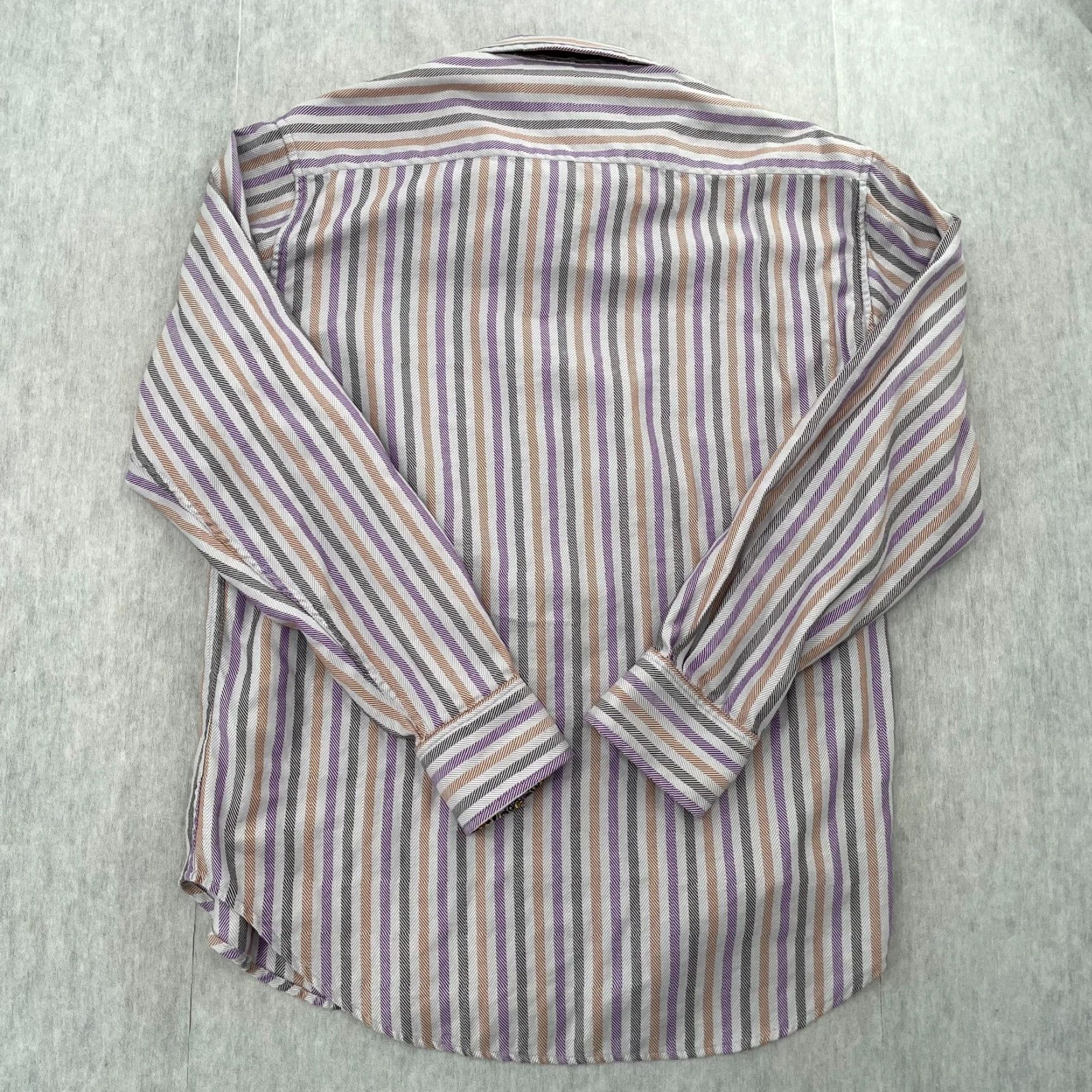 Robert Graham Robert Graham Colorful Striped Button-Up Shirt Adult Large Long Sleeve Mens L Size US L / EU 52-54 / 3 - 3 Thumbnail