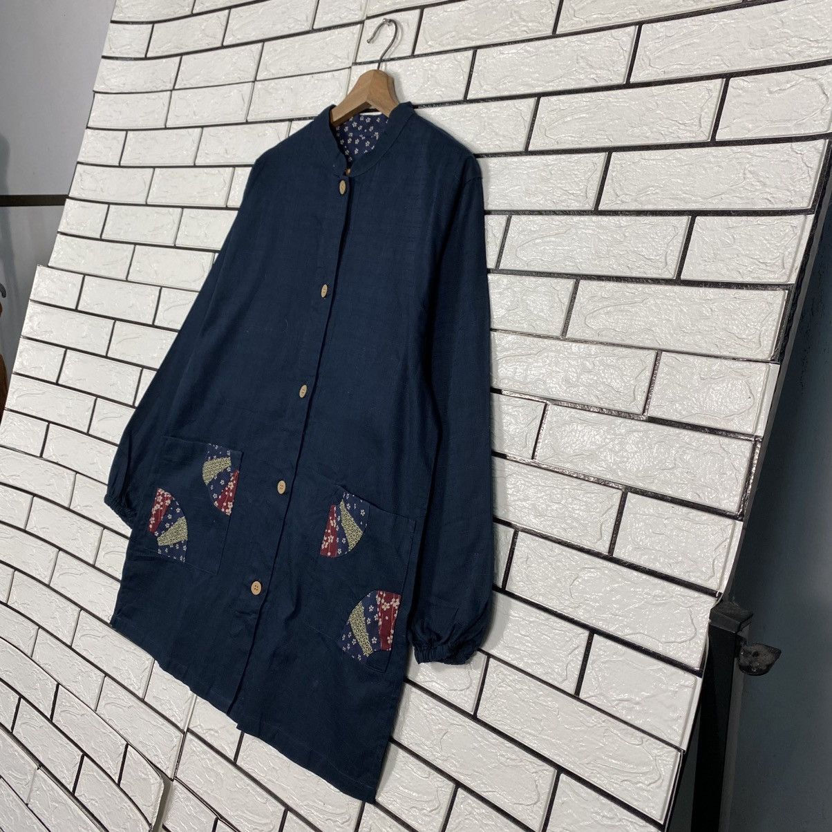 Japanese Brand 📌Vintage Indigo Kimono Japan Cardigan Jacket Issey Miyake Size US M / EU 48-50 / 2 - 3 Thumbnail