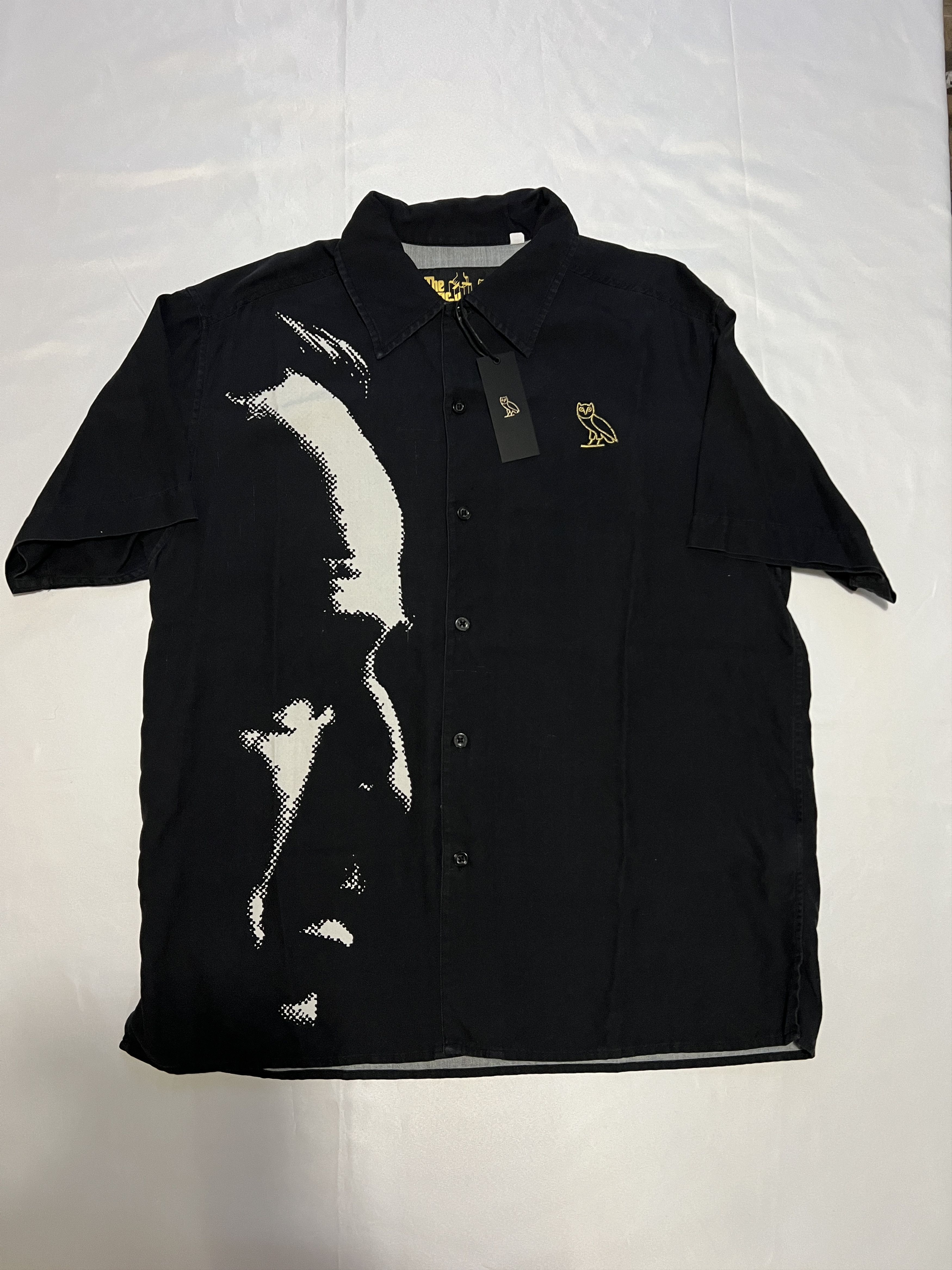Drake OVO x The Godfather Silk Shirt Button Up Size US L / EU 52-54 / 3 - 2 Thumbnail