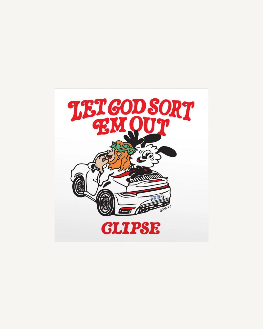 Verdy Clipse – Let God Sort Em Out LP (Verdy Edition White Vinyl) Size ONE SIZE - 2 Thumbnail
