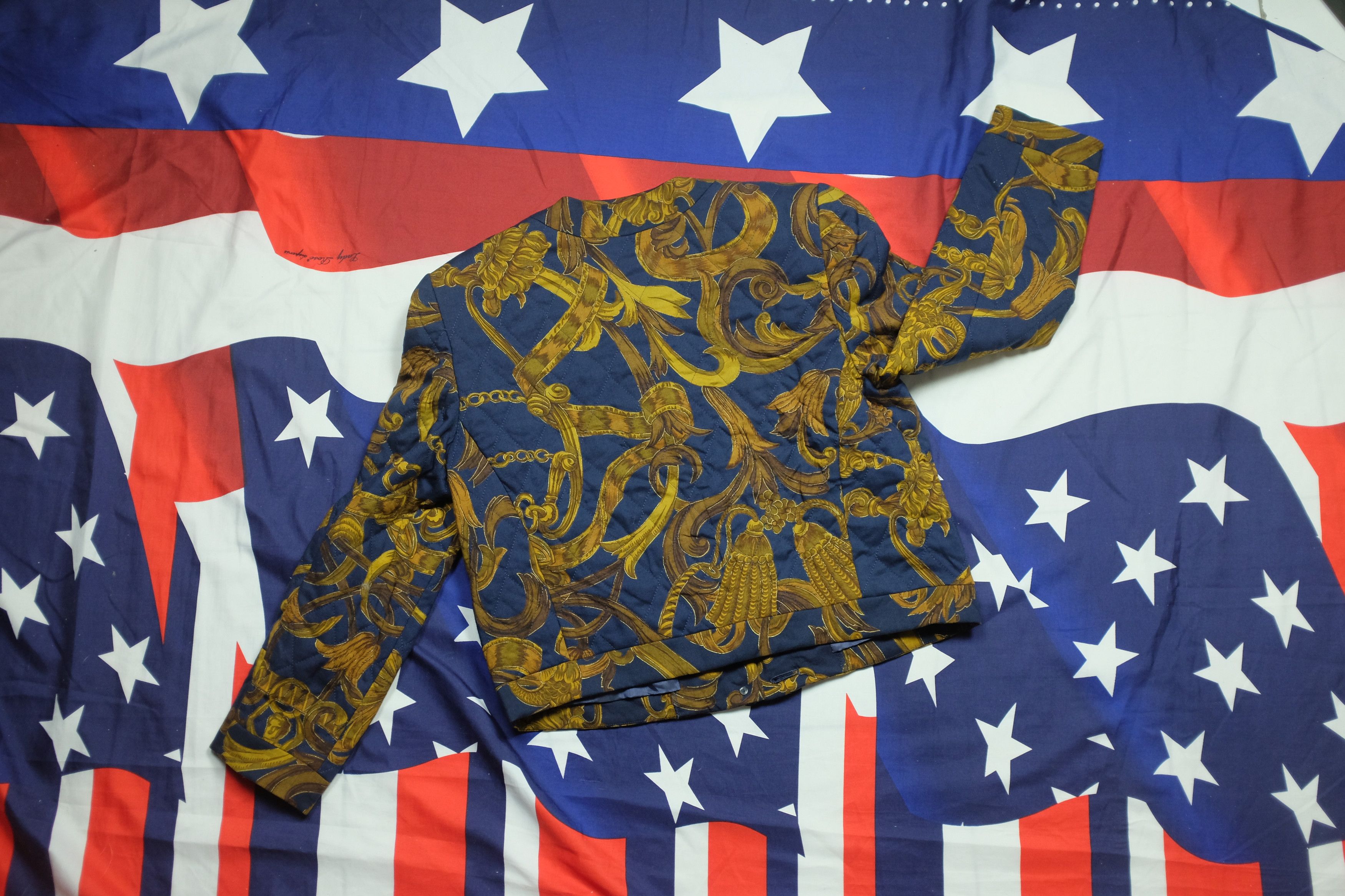 Japanese Brand × Vintage Chalet Blanc Vintage Print Blazer Jacket Size M / US 6-8 / IT 42-44 - 3 Thumbnail