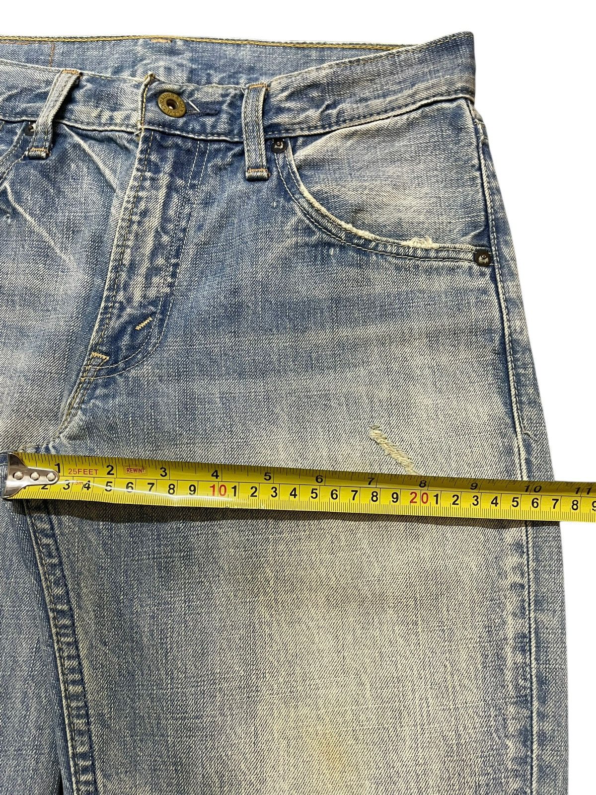 Levi's Vintage 90 Levis 502 Faded Wash Style Distressed Style Jeans Size US 30 / EU 46 - 15 Thumbnail