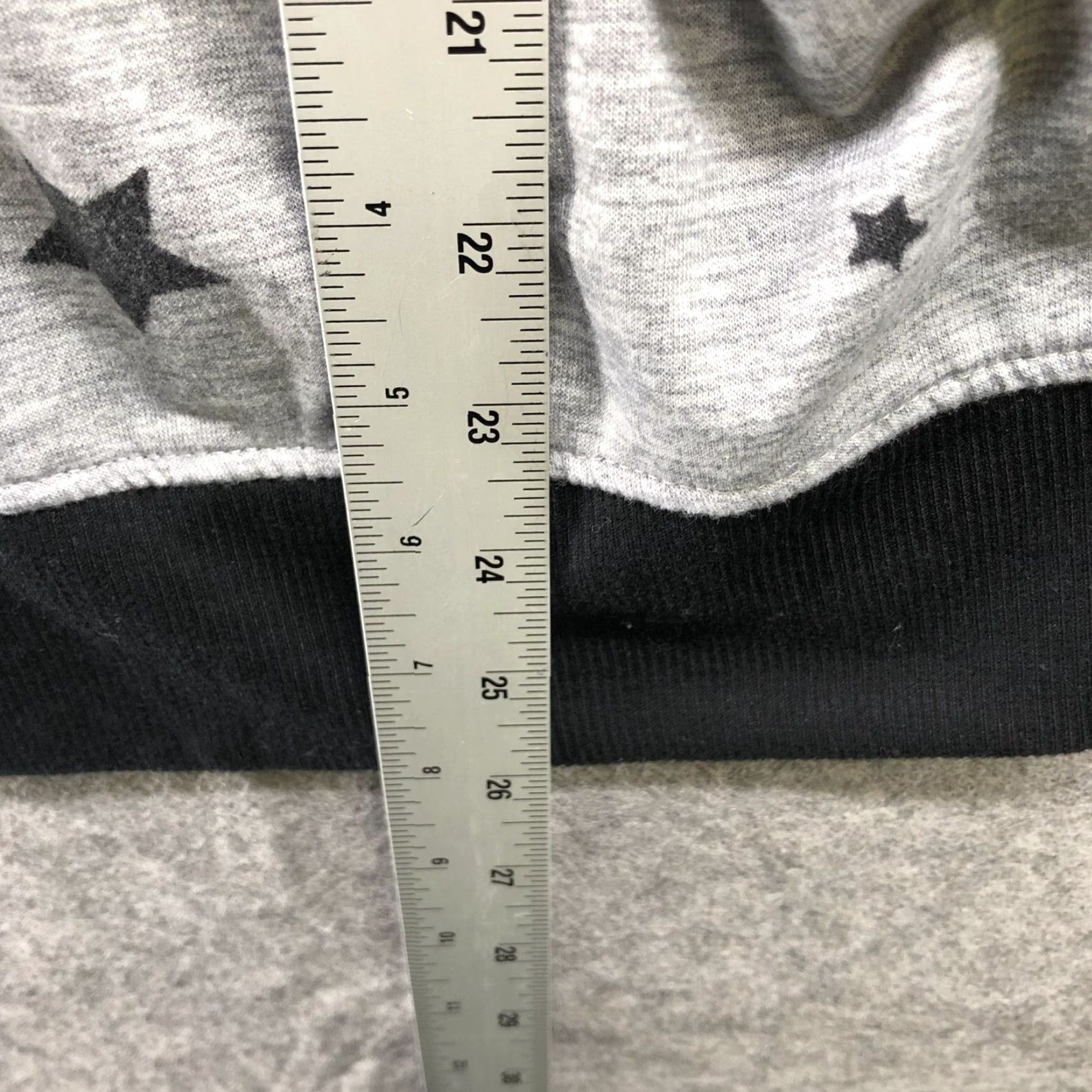 Splendid Splendid Sweatshirt Pullover Woman M Gray Star Print Lounge Top Crew Neck Long Sleeve Casual Size M / US 6-8 / IT 42-44 - 6 Thumbnail