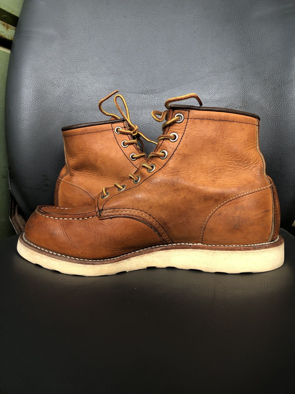 Red Wing Red Wing 875 Moc Toe Men’s Boots Size US8.5 UK7.5 Made In 🇺🇸 Size US 8.5 / EU 41-42 - 6 Thumbnail