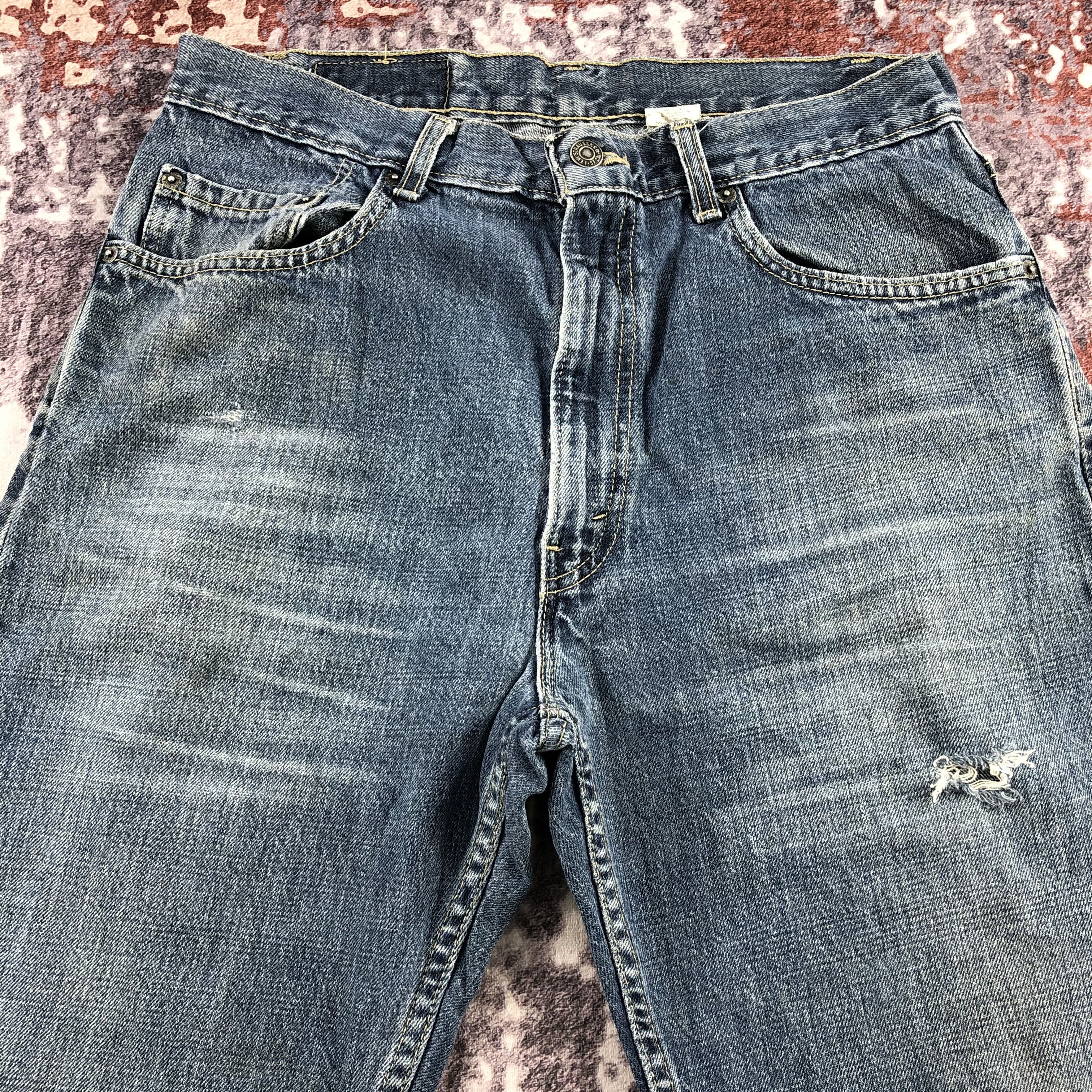 Levi's × Vintage Vintage 90s Blue Wash Levis 505 Jeans-JM2332 Size US 33 - 3 Thumbnail