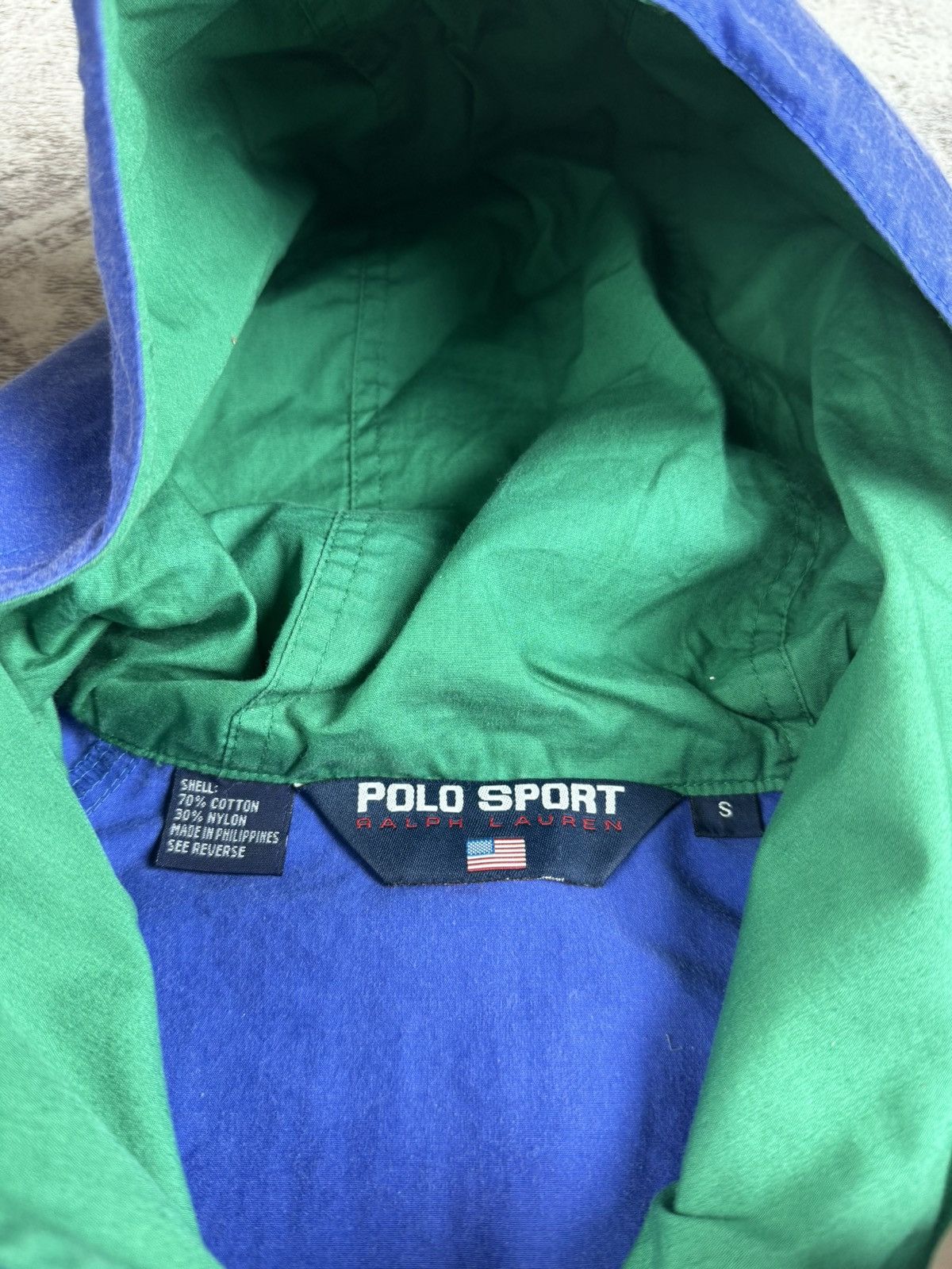 Polo Ralph Lauren 90S Polo Sport Ralph Lauren PRL Blue Active Light Jacket Size US S / EU 44-46 / 1 - 8 Thumbnail
