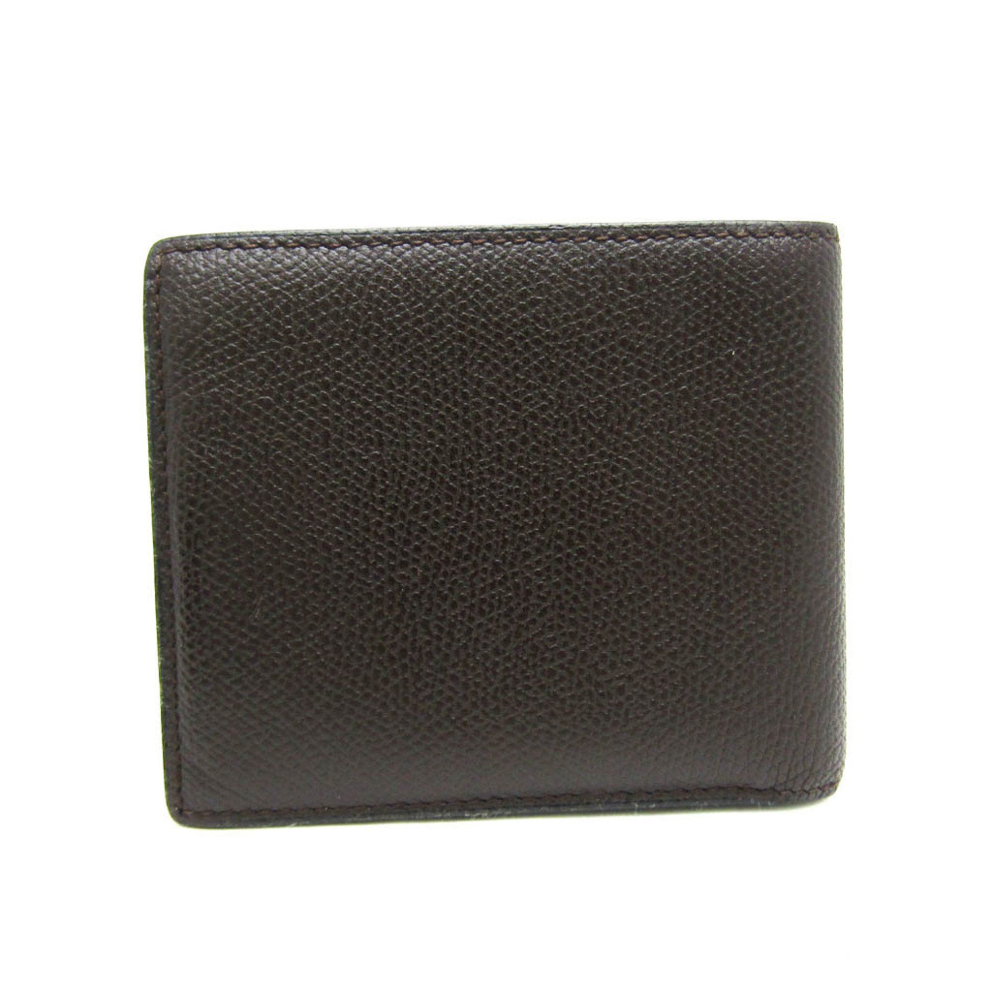Valextra Valextra Men,Women Leather Bill Wallet (bi-fold) Dark Brown Size ONE SIZE - 1 Thumbnail