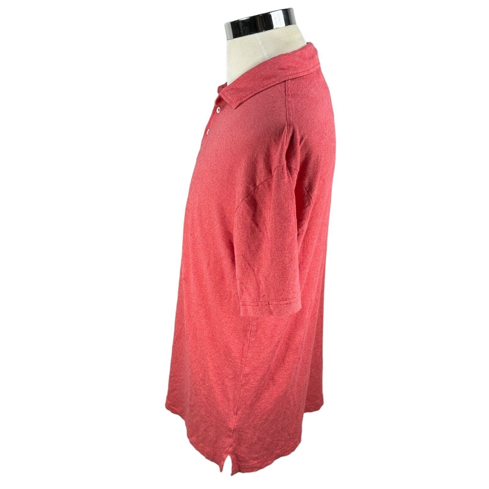 Rodd & Gunn Rodd & Gunn Polo Shirt Mens XL Pink Short Sleeve Linen Blend Size US XL / EU 56 / 4 - 3 Thumbnail