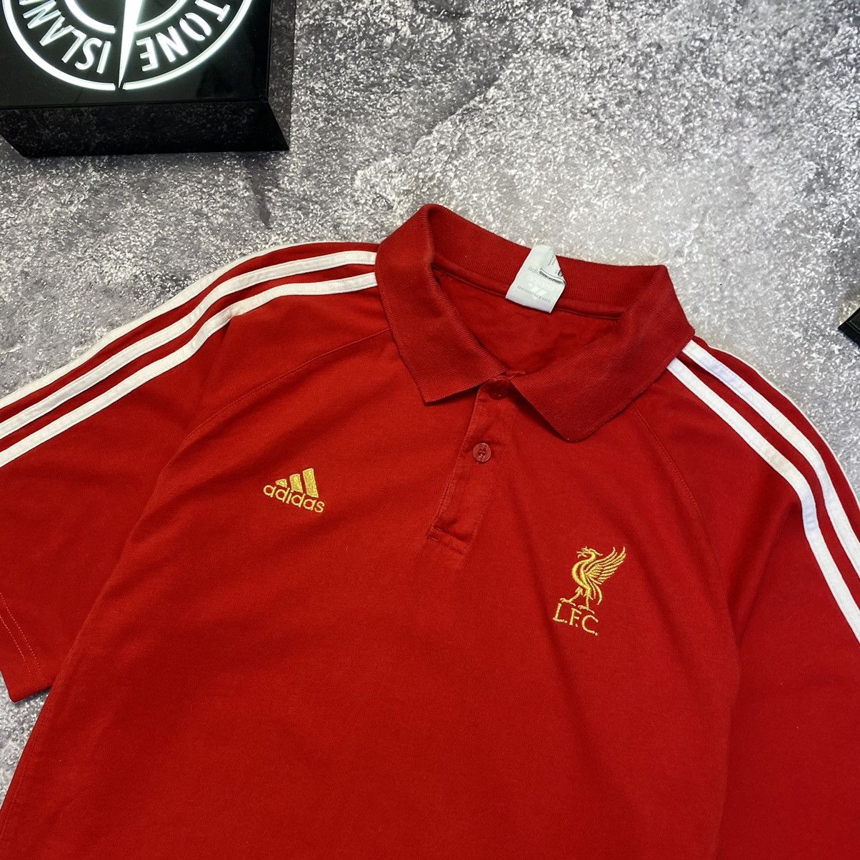 Vintage Vintage Adidas FC Liverpool Small logo soccer polo Size US L / EU 52-54 / 3 - 3 Thumbnail