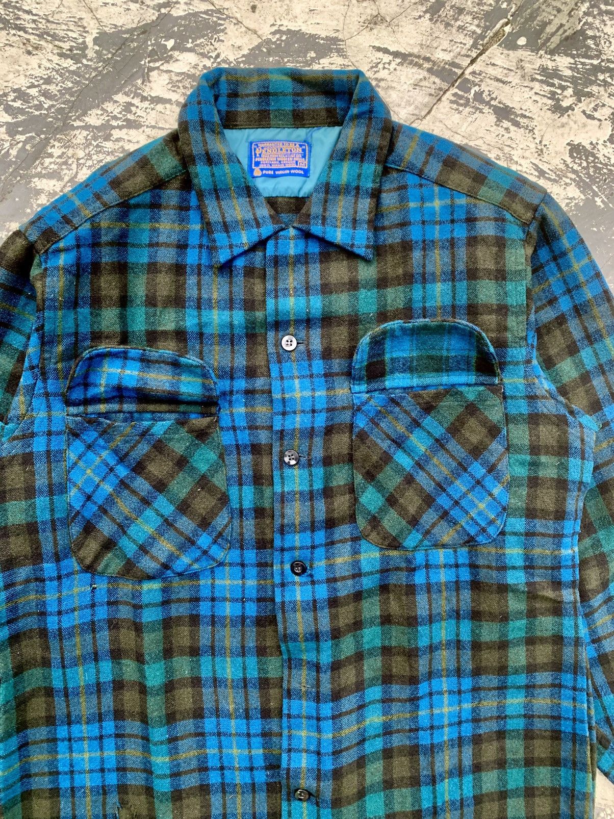 Pendleton 60’s Vintage Pendleton Flannel Virgin Wool Size US M / EU 48-50 / 2 - 3 Thumbnail