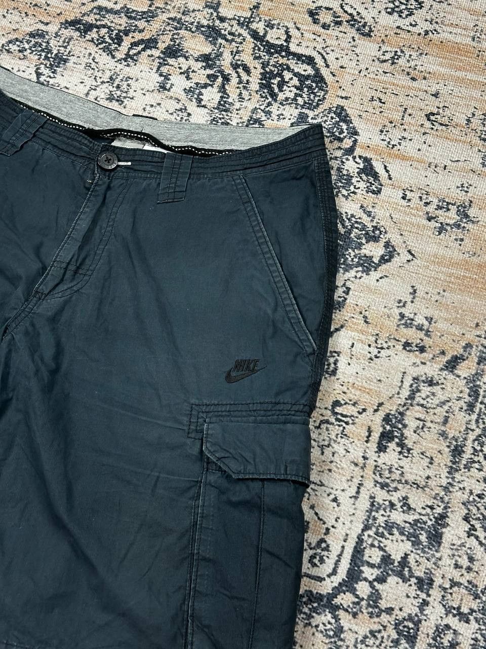 Vintage Vintage Nike Cargo Shorts Pants y2k Style Drill Baggy Size US 32 / EU 48 - 3 Thumbnail