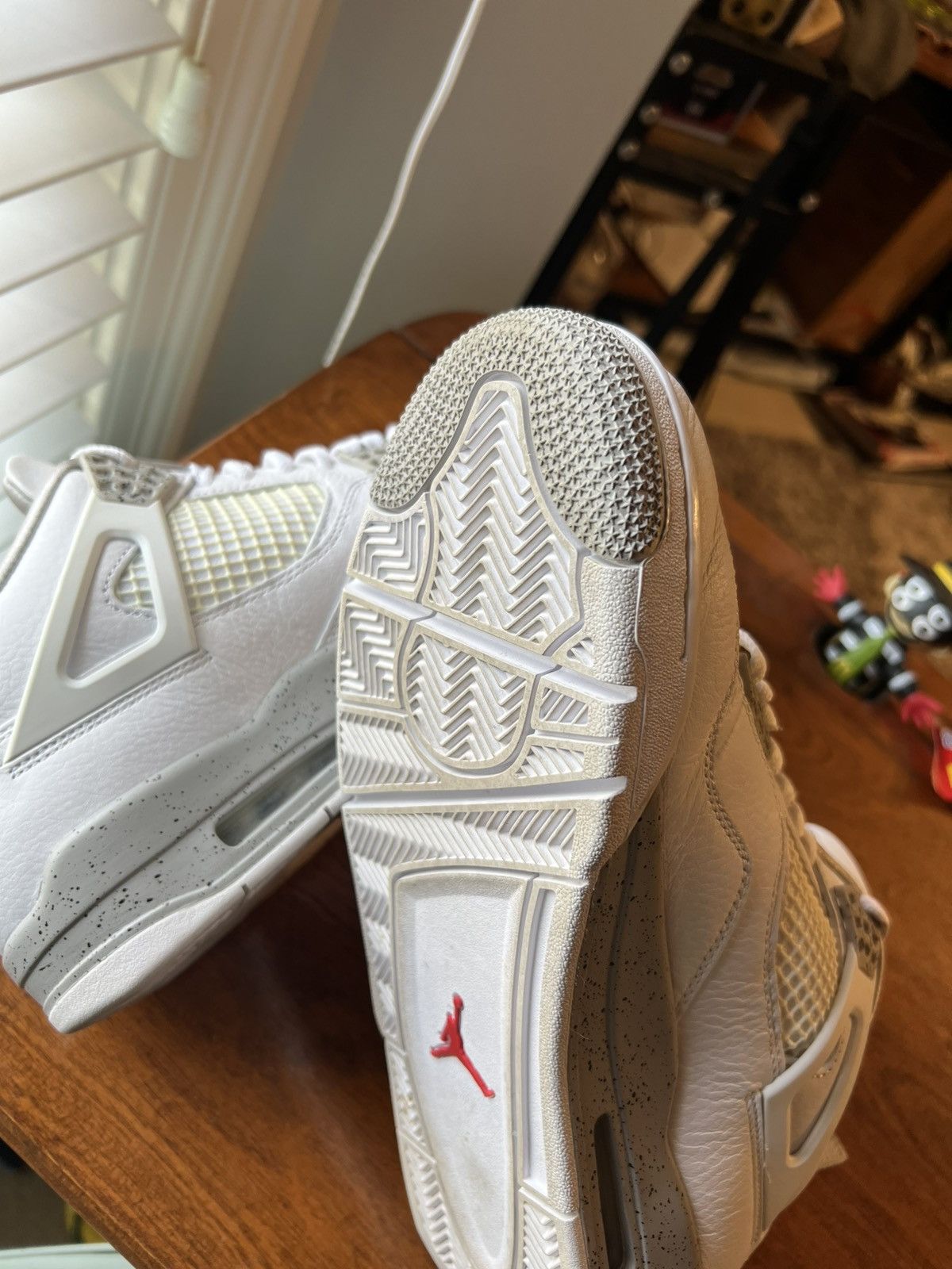 Jordan Brand × Nike Jordan 4 White Oreo Sz 10.5 w Box Size US 10.5 / EU 43-44 - 6 Thumbnail