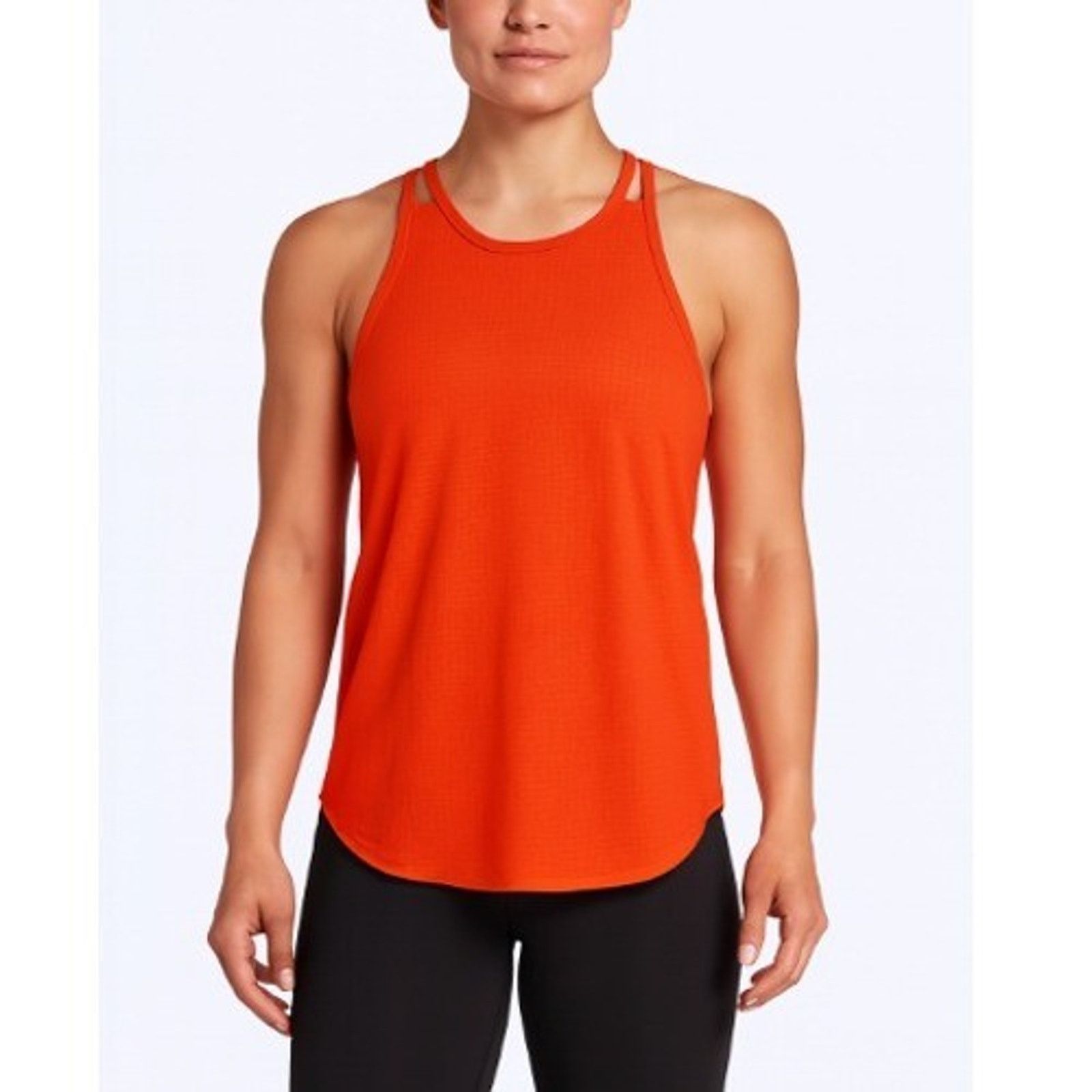 Athleta Athleta Women's Orange Athletic Racerback Tank Top Size XS Size XS / US 0-2 / IT 36-38 - 1 Thumbnail