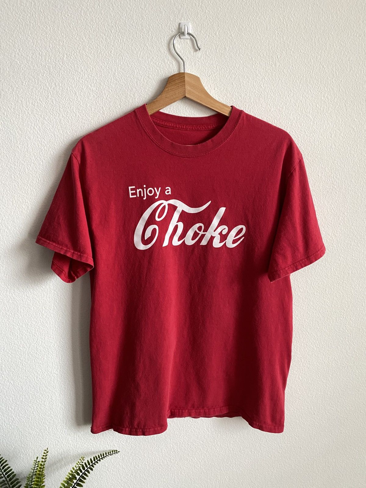 Y2K Enjoy A Choke Parody Coke MMA Tee