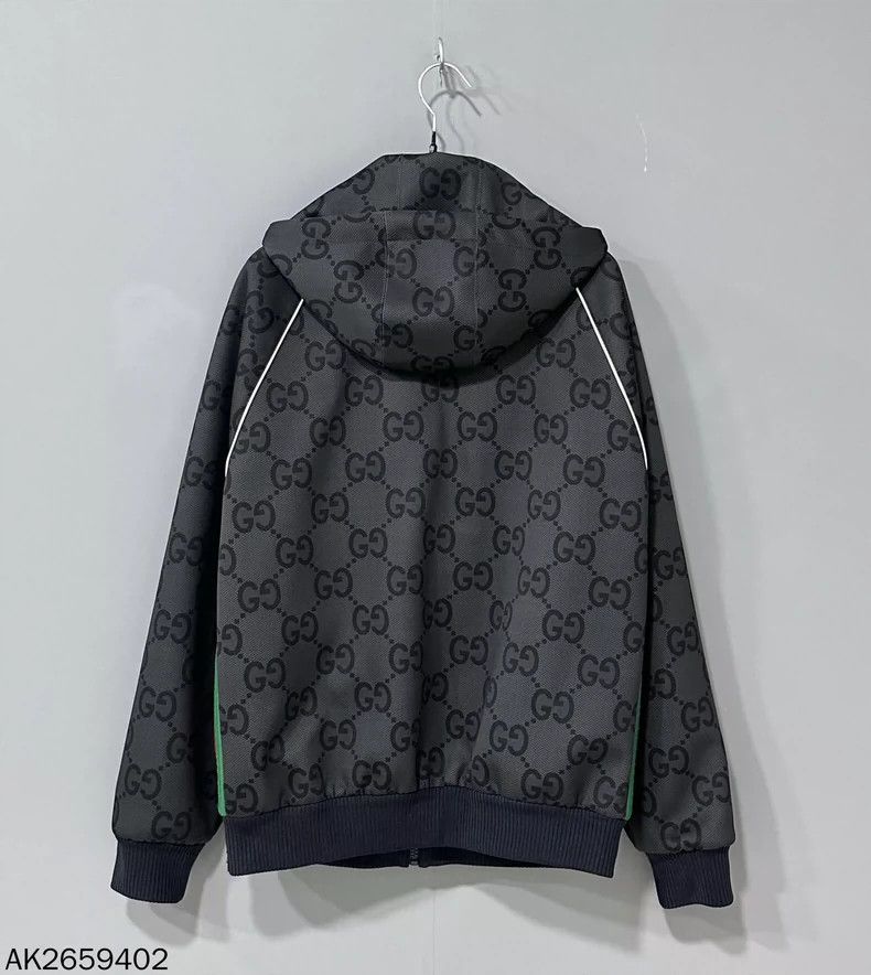 Gucci Gucci Fw23 gray full-print jacket 2501-Nextarrow Size US XXS / EU 40 - 3 Thumbnail