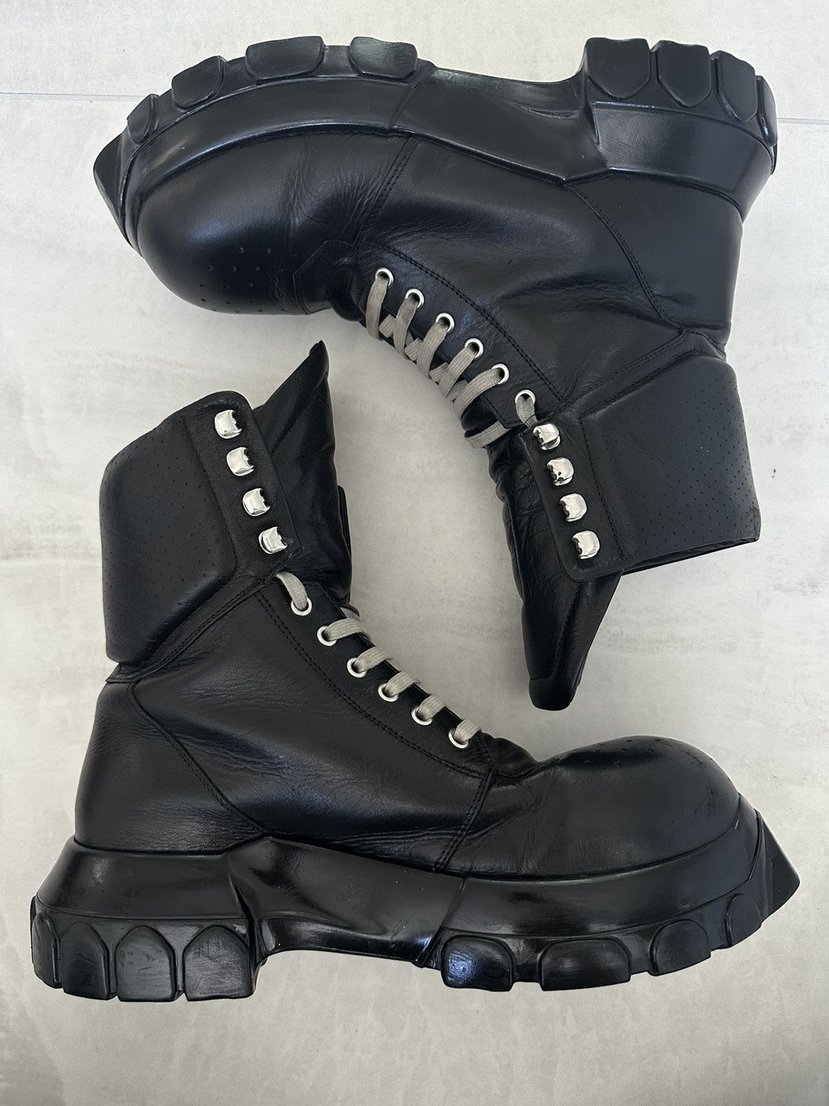 Rick Owens RICK OWENS TRACTOR DUNK BOZO BOOT Size US 11 / EU 44 - 3 Thumbnail