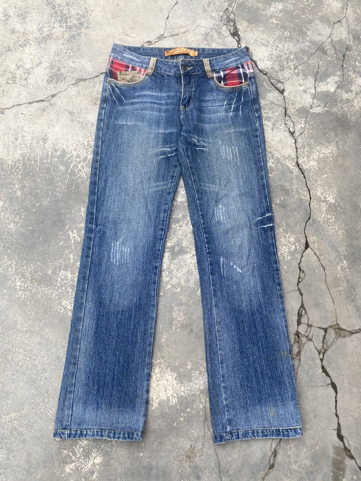 Japanese Brand 🔥LIVE X🔥 HYBRID JEANS Size 30" / US 8 / IT 44 - 3 Thumbnail