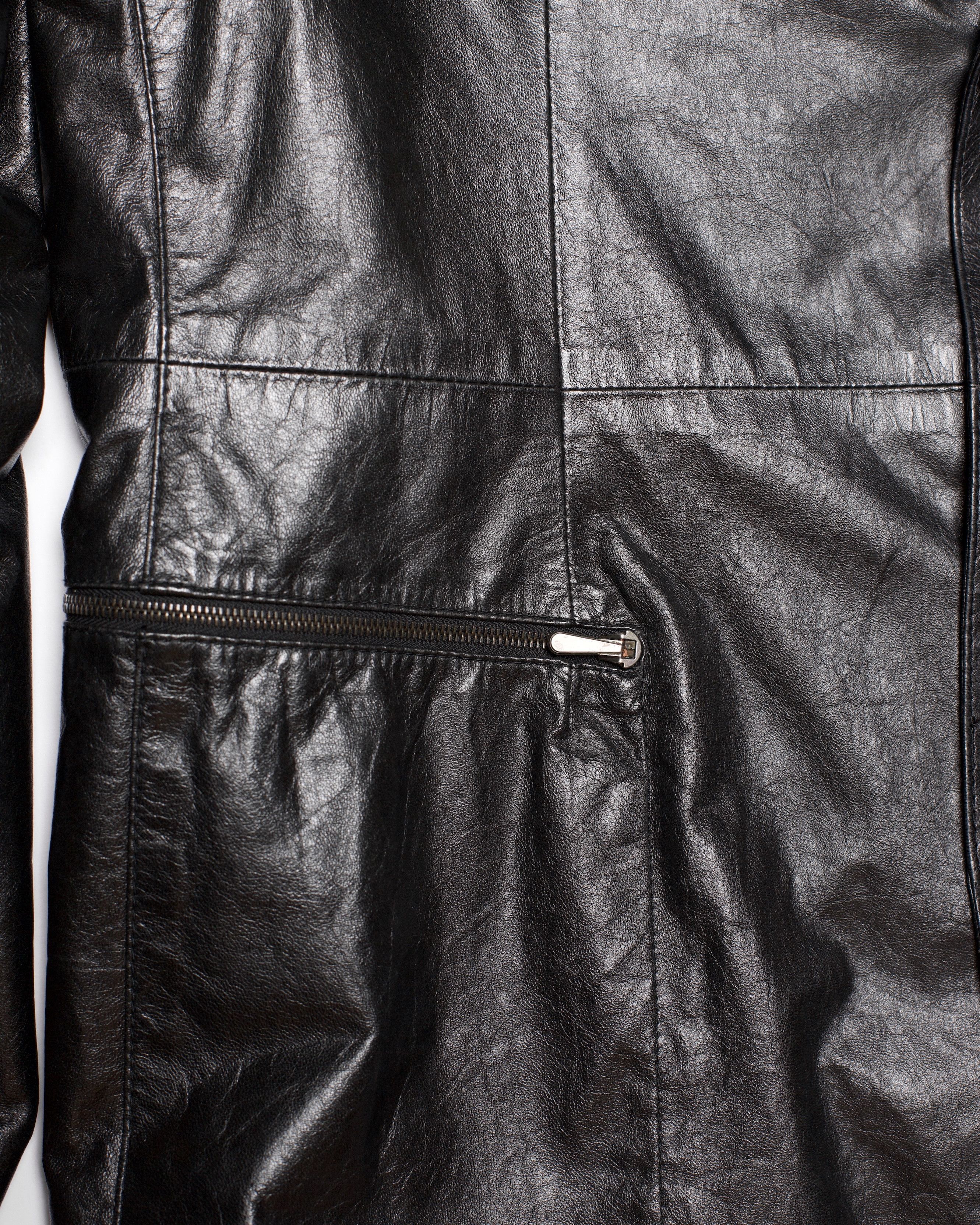 Jil Sander Jil Sander by Raf Simons Leather Blazer Size US M / EU 48-50 / 2 - 3 Thumbnail
